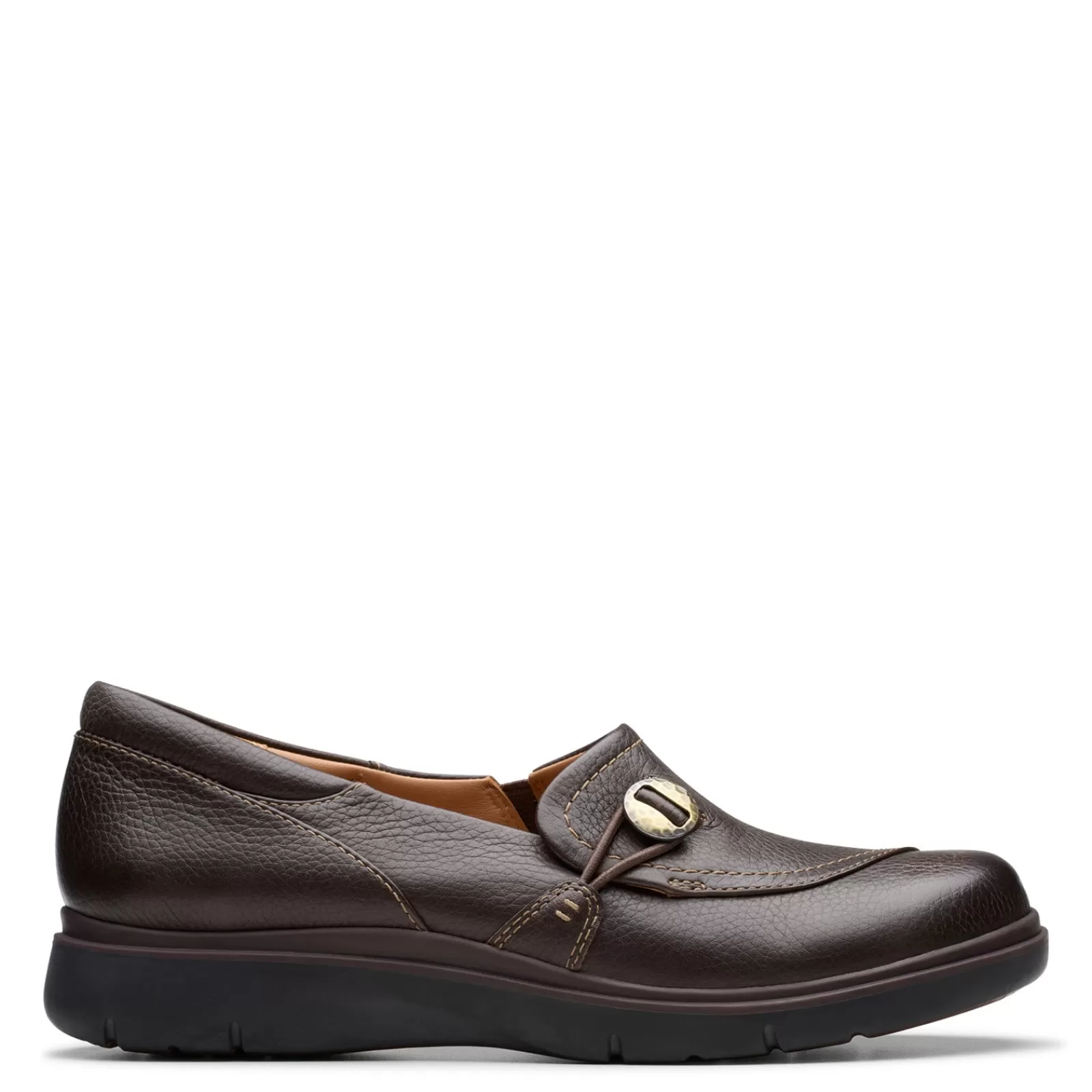 Fashion Clarks Women's , Certina Ease Slip-On Dark Brown