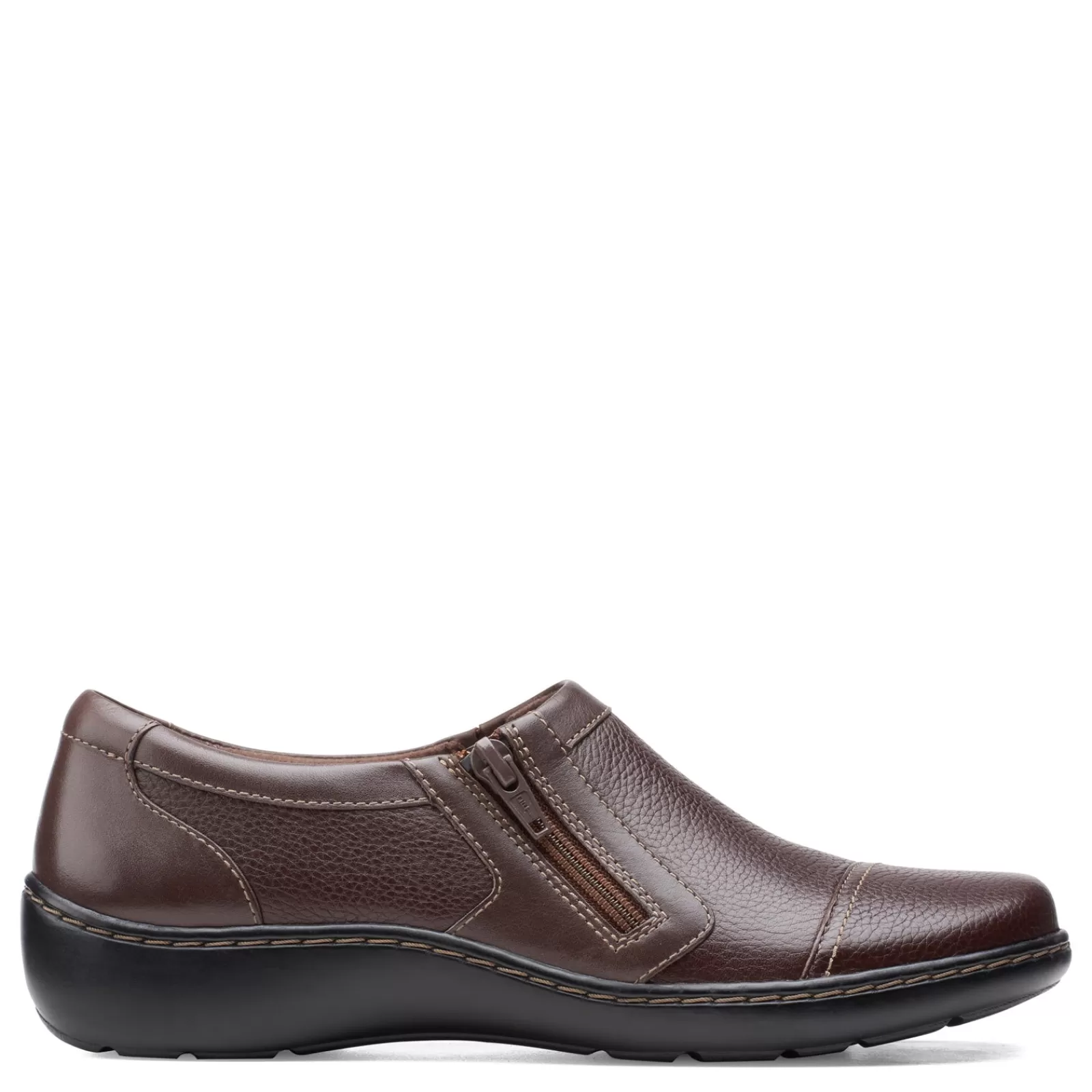 Cheap Clarks Women's , Cora Giny Slip-On Dark Brown