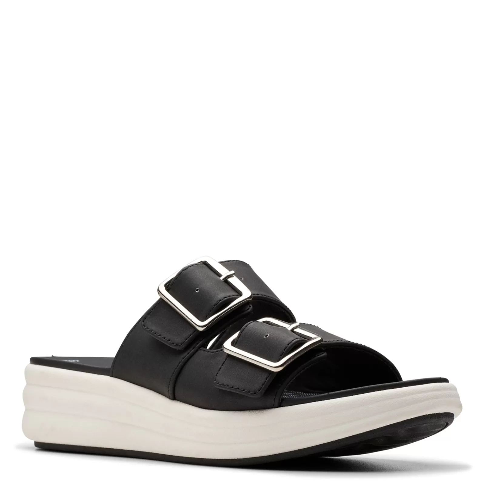 Best Clarks Women's , Drift Buckle Sandal Black