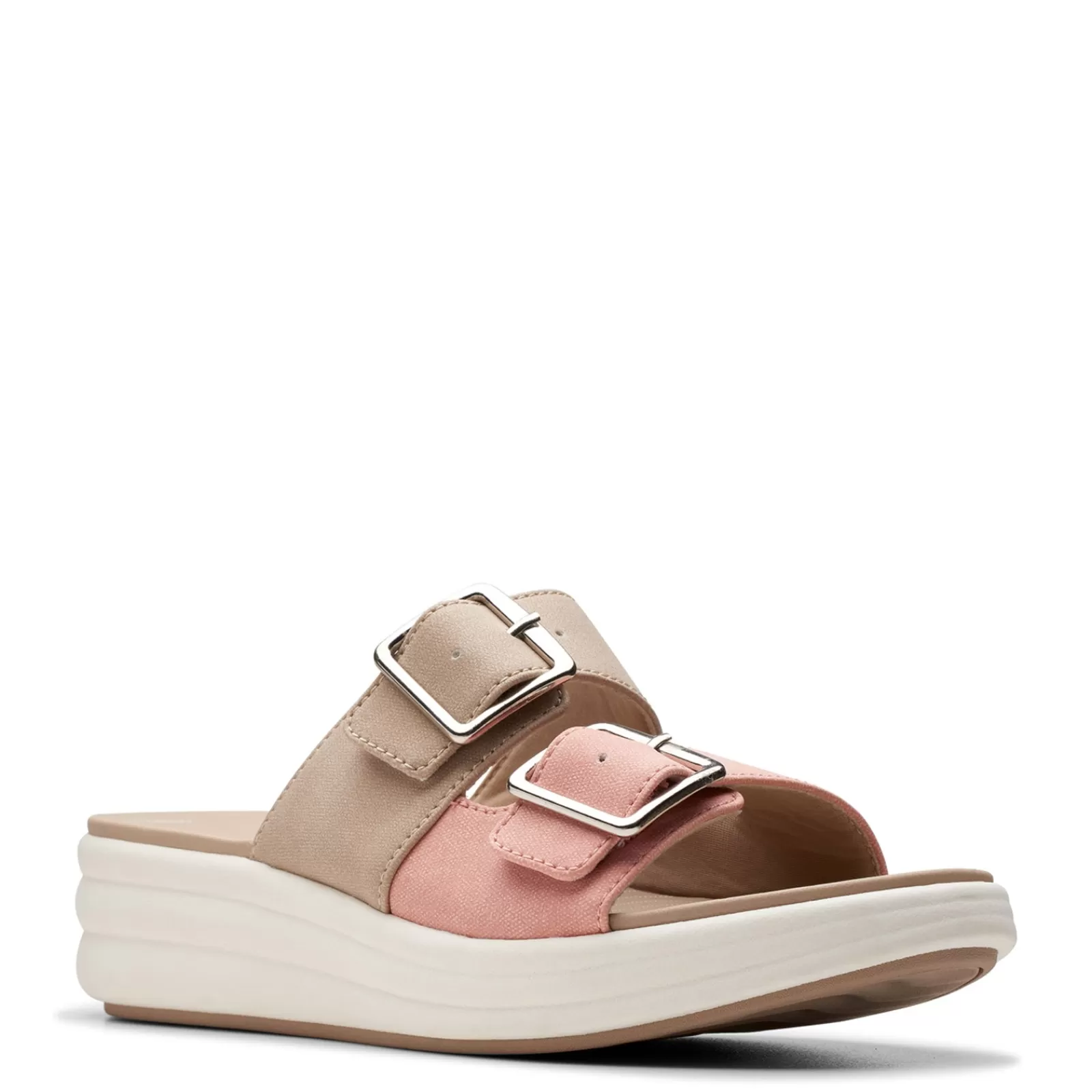 Store Clarks Women's , Drift Buckle Sandal Peach