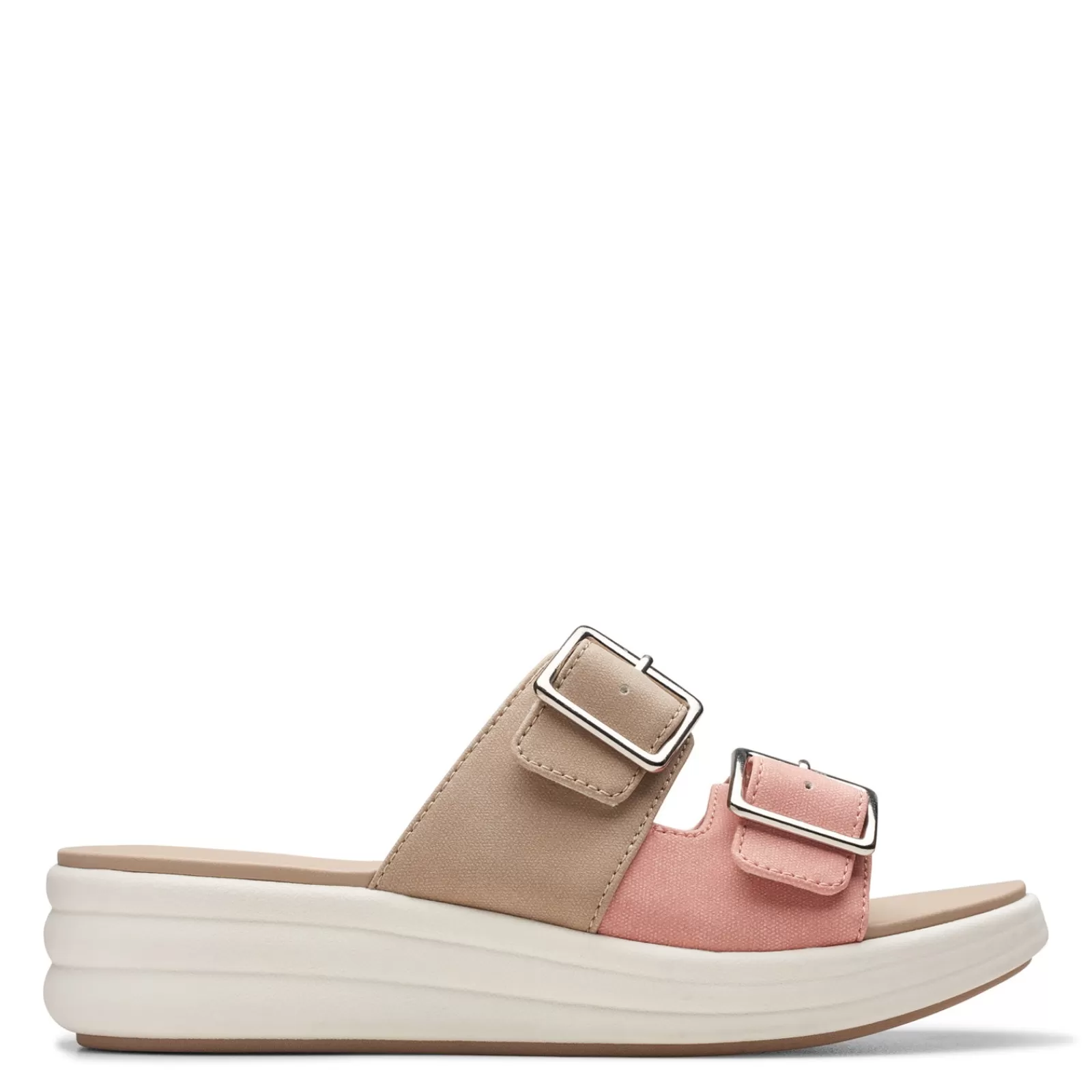 Store Clarks Women's , Drift Buckle Sandal Peach