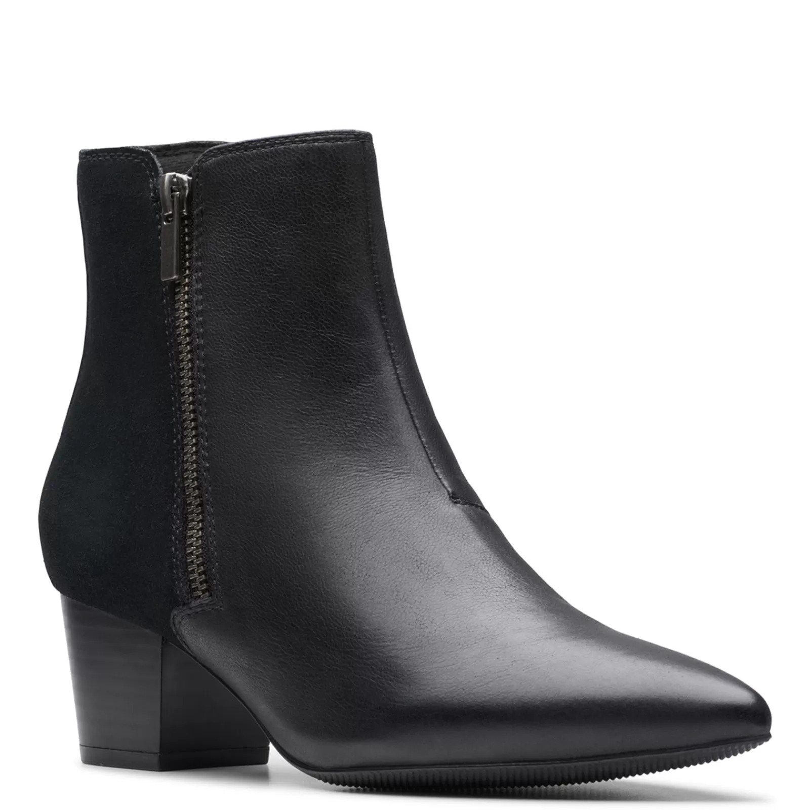 Discount Clarks Women's , Ellanie Vibe Boot Black Leather