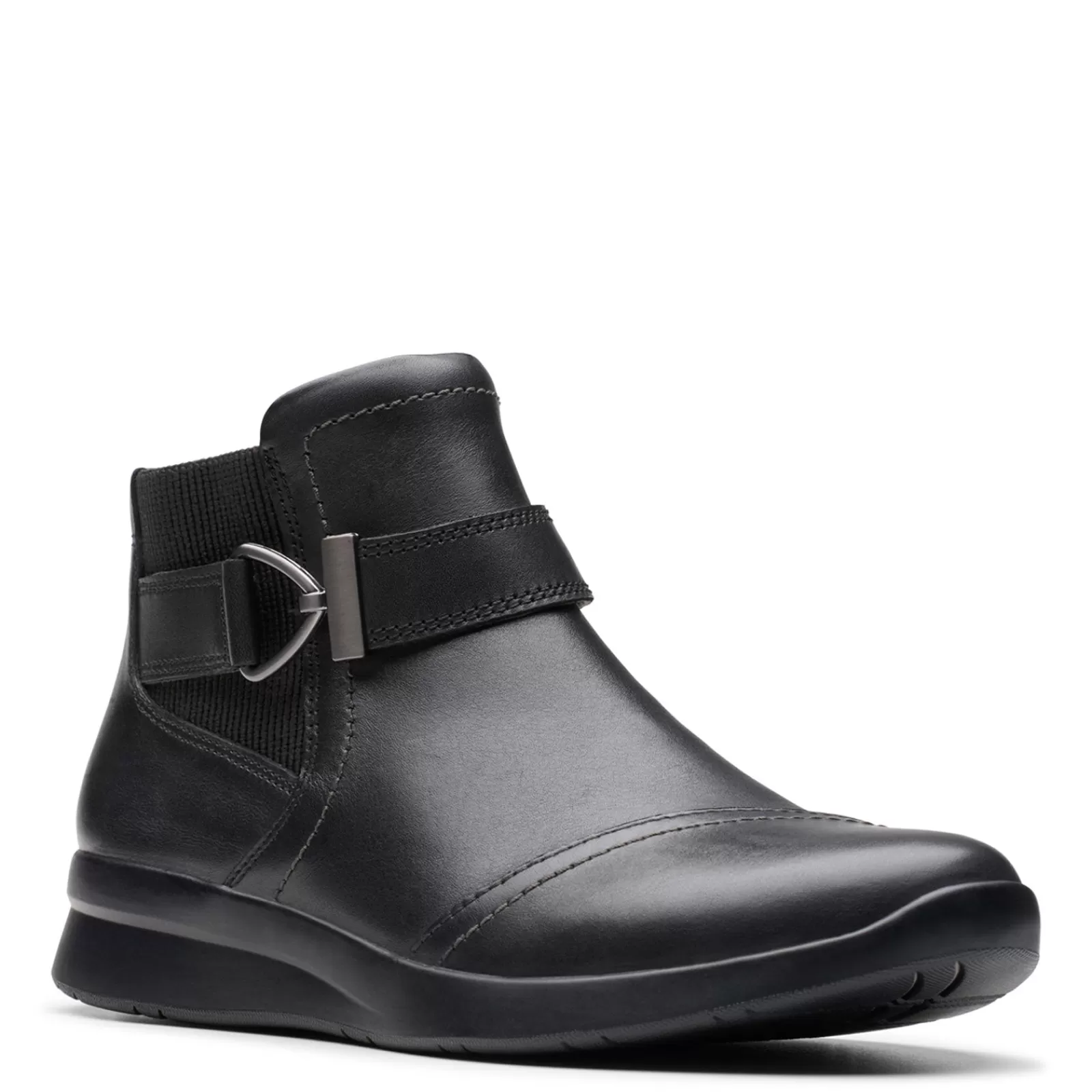 Best Clarks Women's , Ellowyn Strap Boot Black Leather