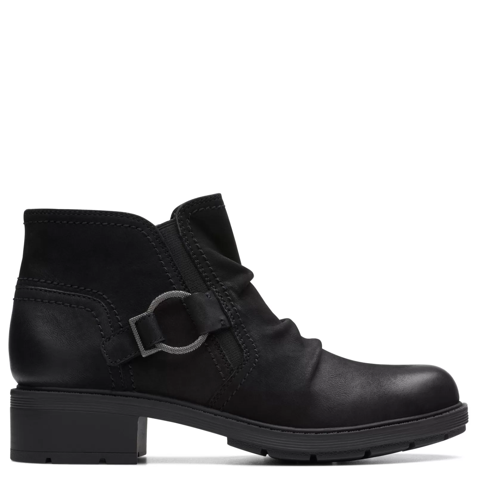 Shop Clarks Women's , Hearth Faye Boot Black Nubuck