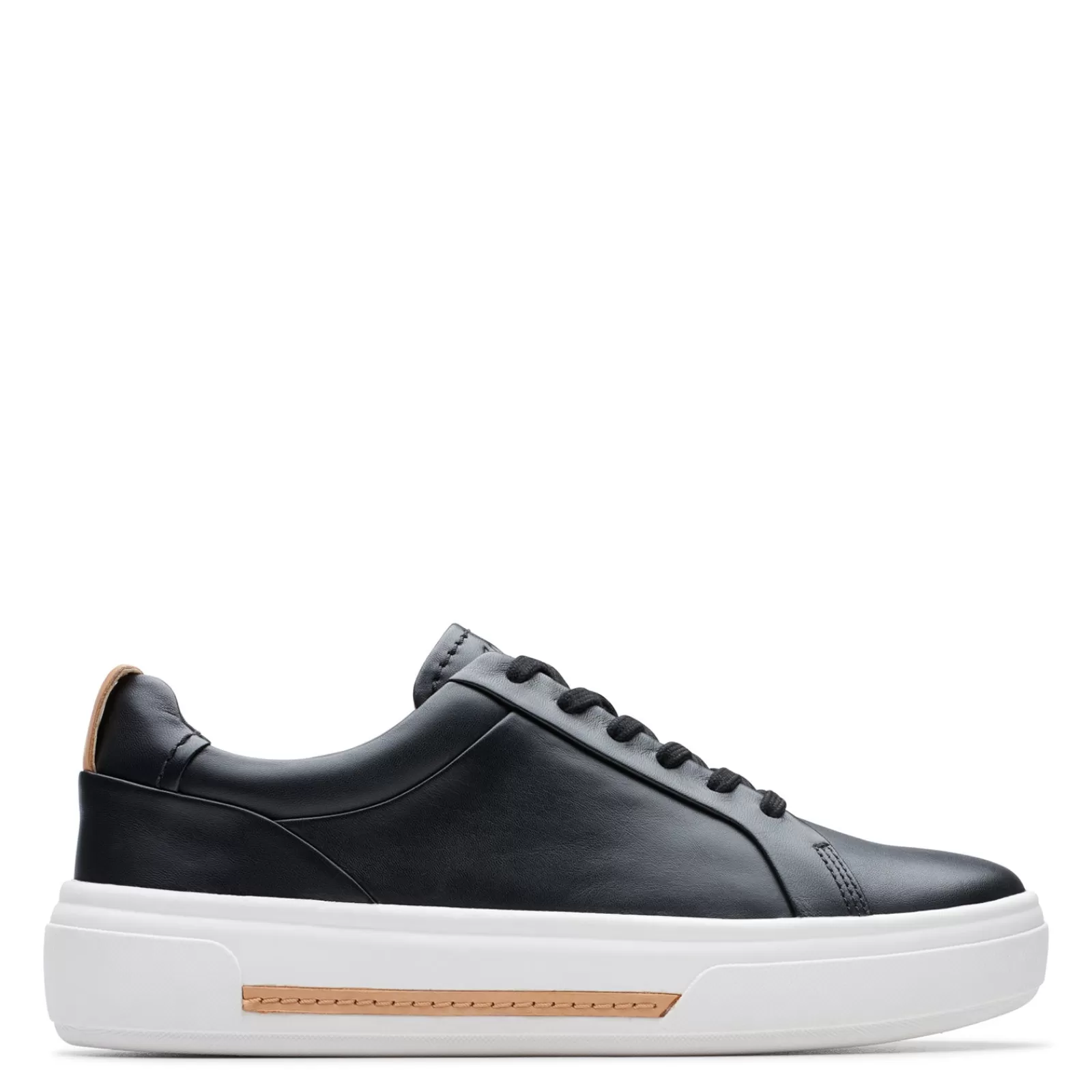 Cheap Clarks Women's , Hollyhock Walk Sneaker Black Leather