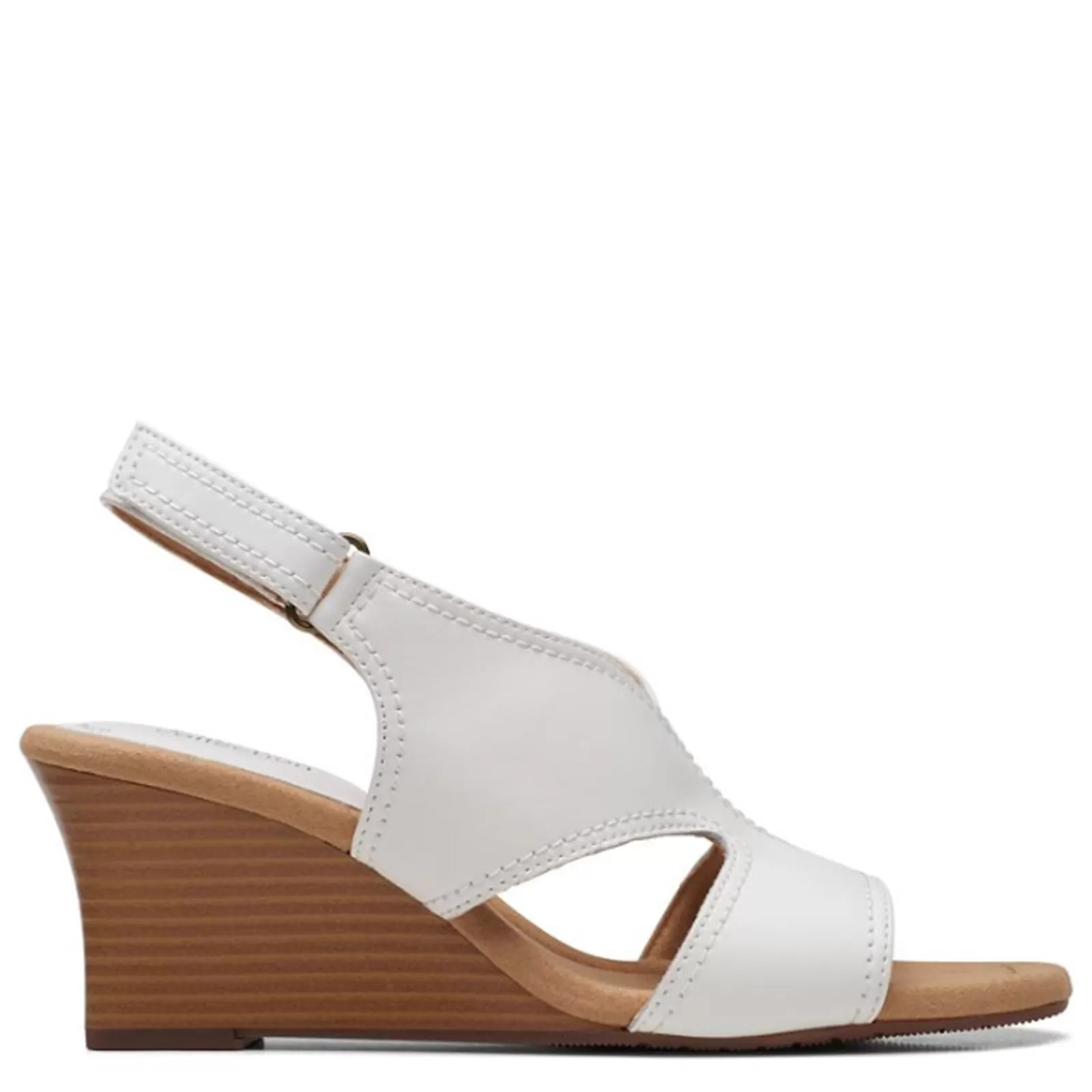 Cheap Clarks Women's , Kyarra Aster Sandal White