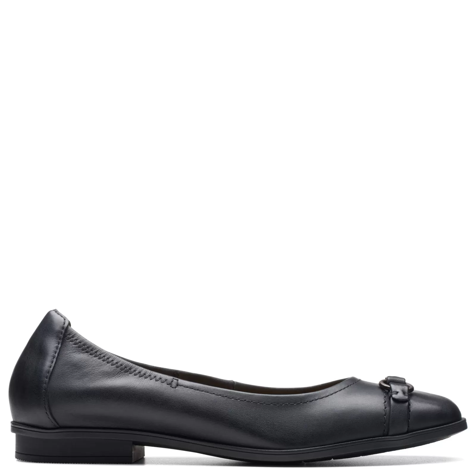 Cheap Clarks Women's , Lyrical Sky Flat Black