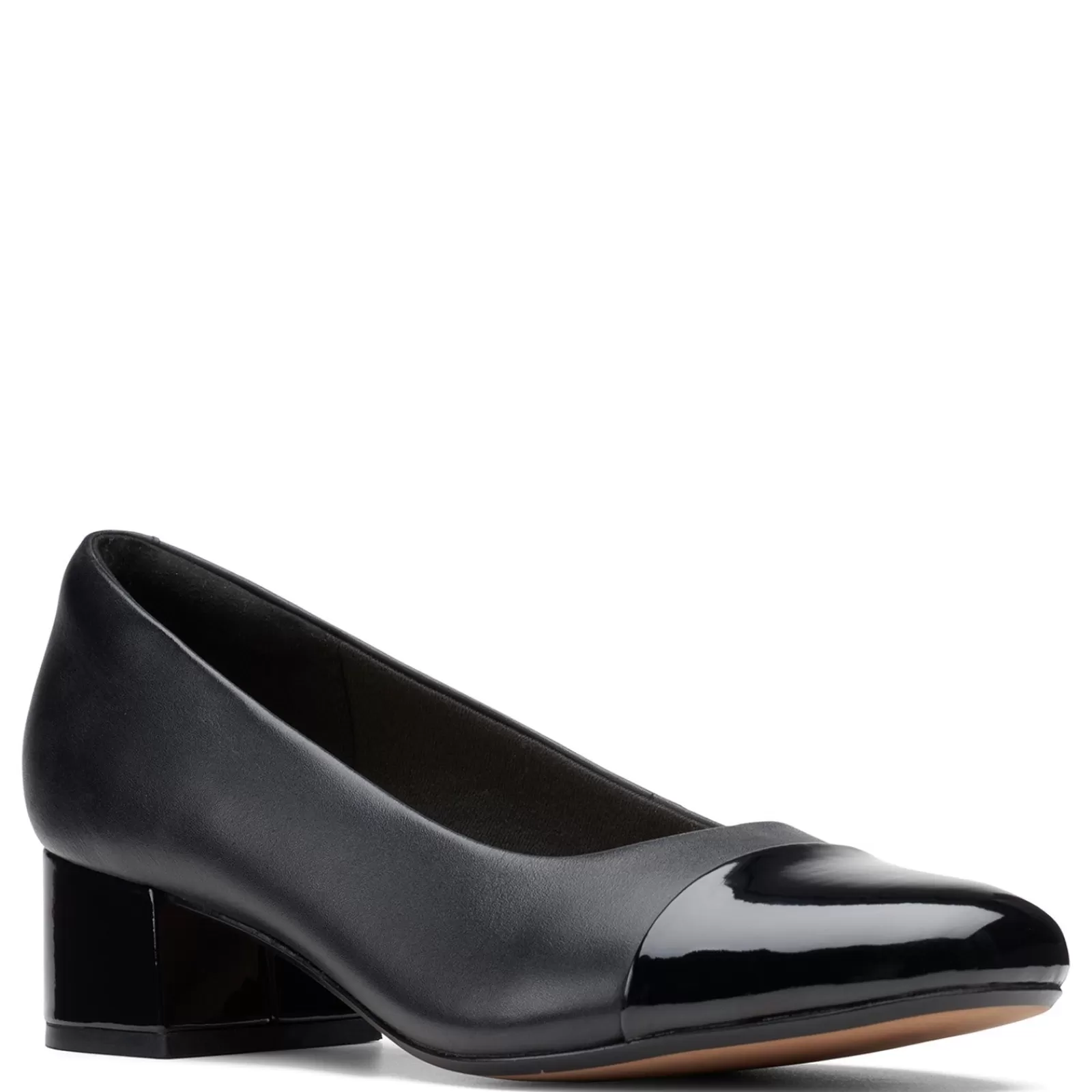 Hot Clarks Women's , Marilyn Sara Pump Black Leather