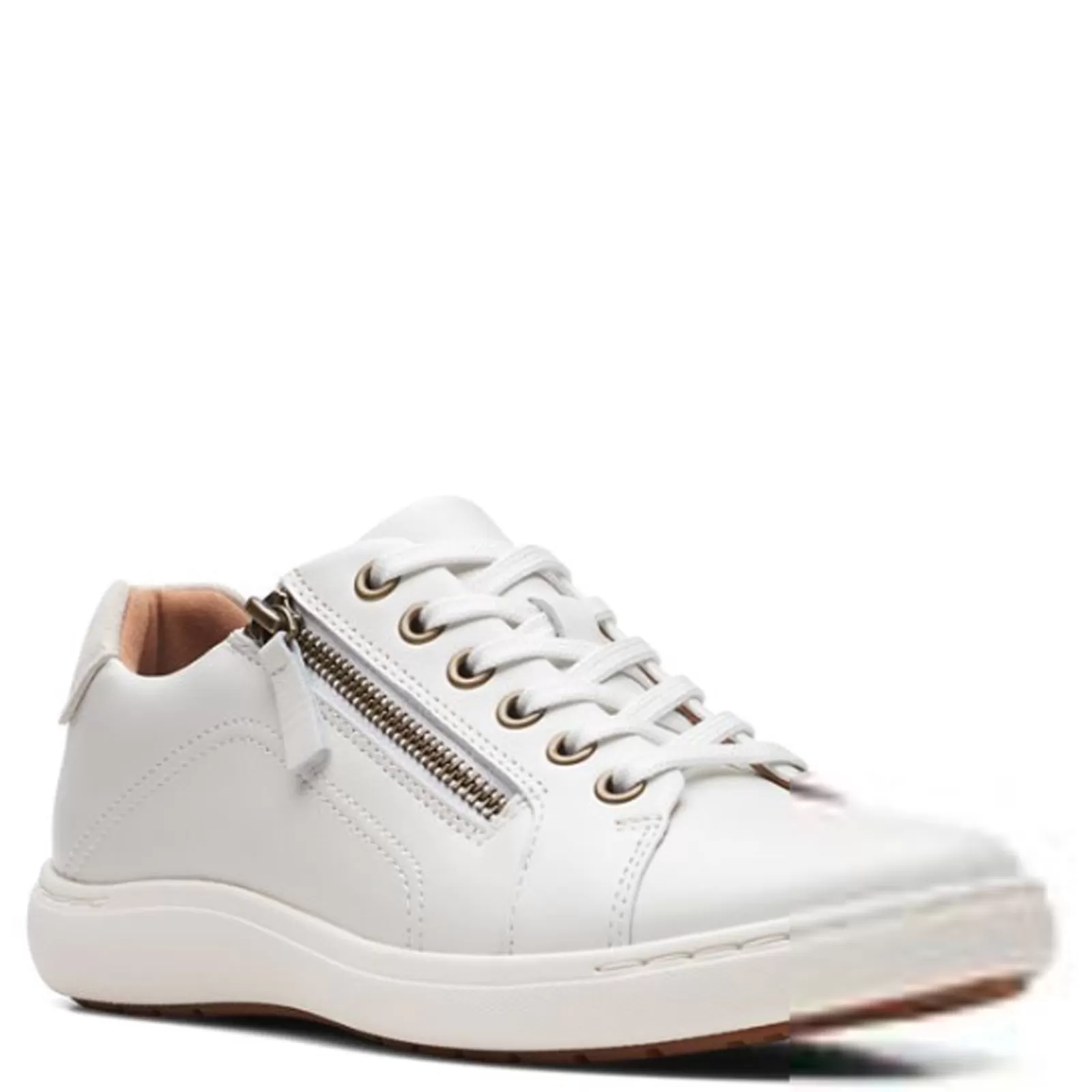 Clearance Clarks Women's , Nalle Lace Sneaker White