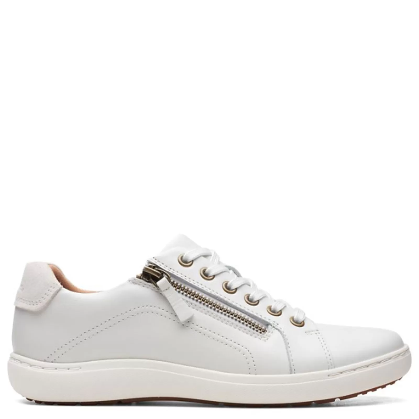 Clearance Clarks Women's , Nalle Lace Sneaker White