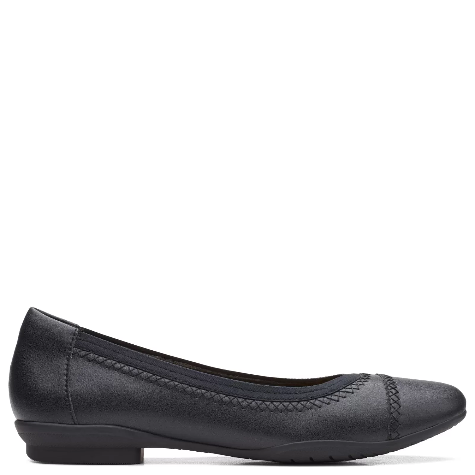 Best Clarks Women's , Sara Bay Flat Black