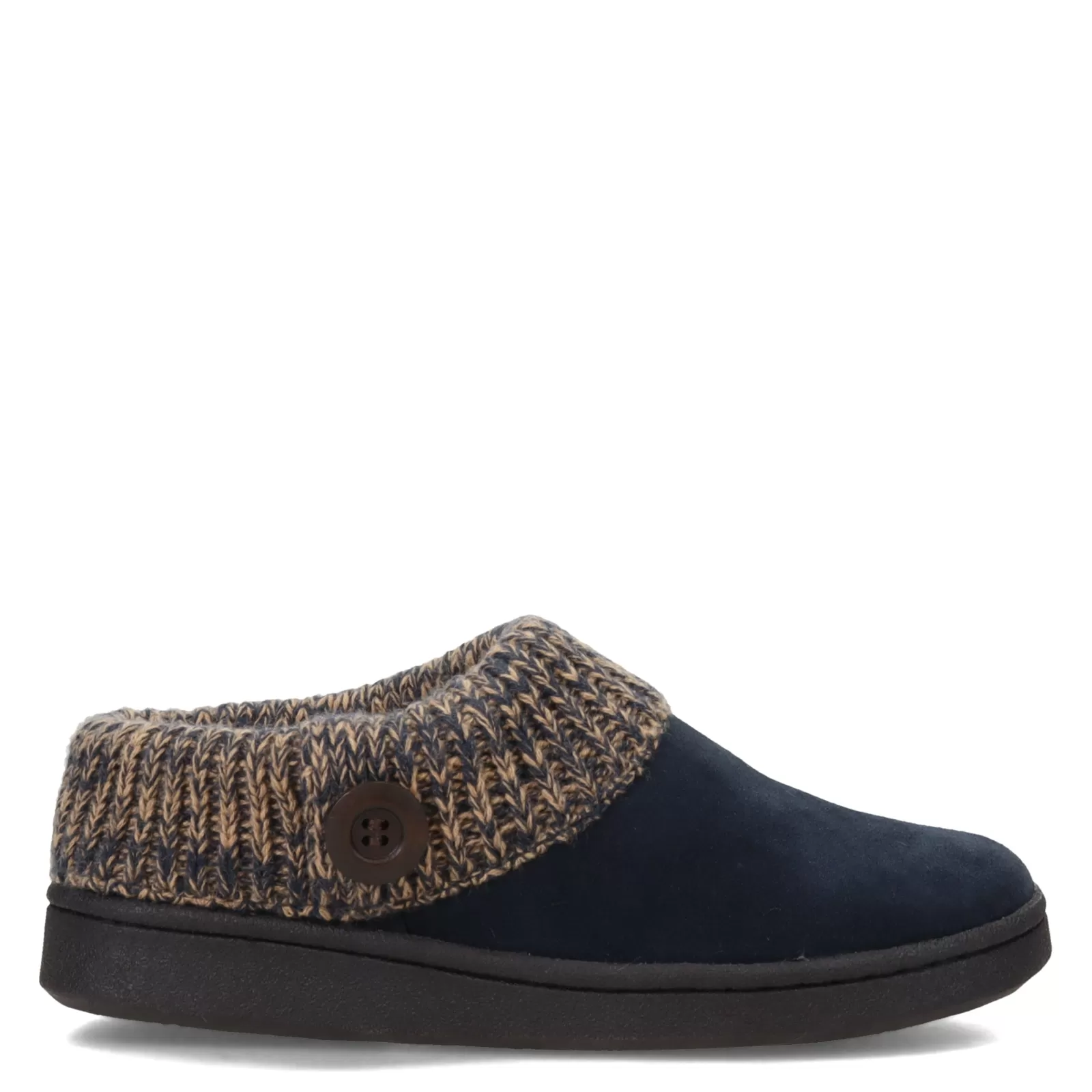 Best Sale Clarks Women's , Sweater Collar Slipper Clog Navy