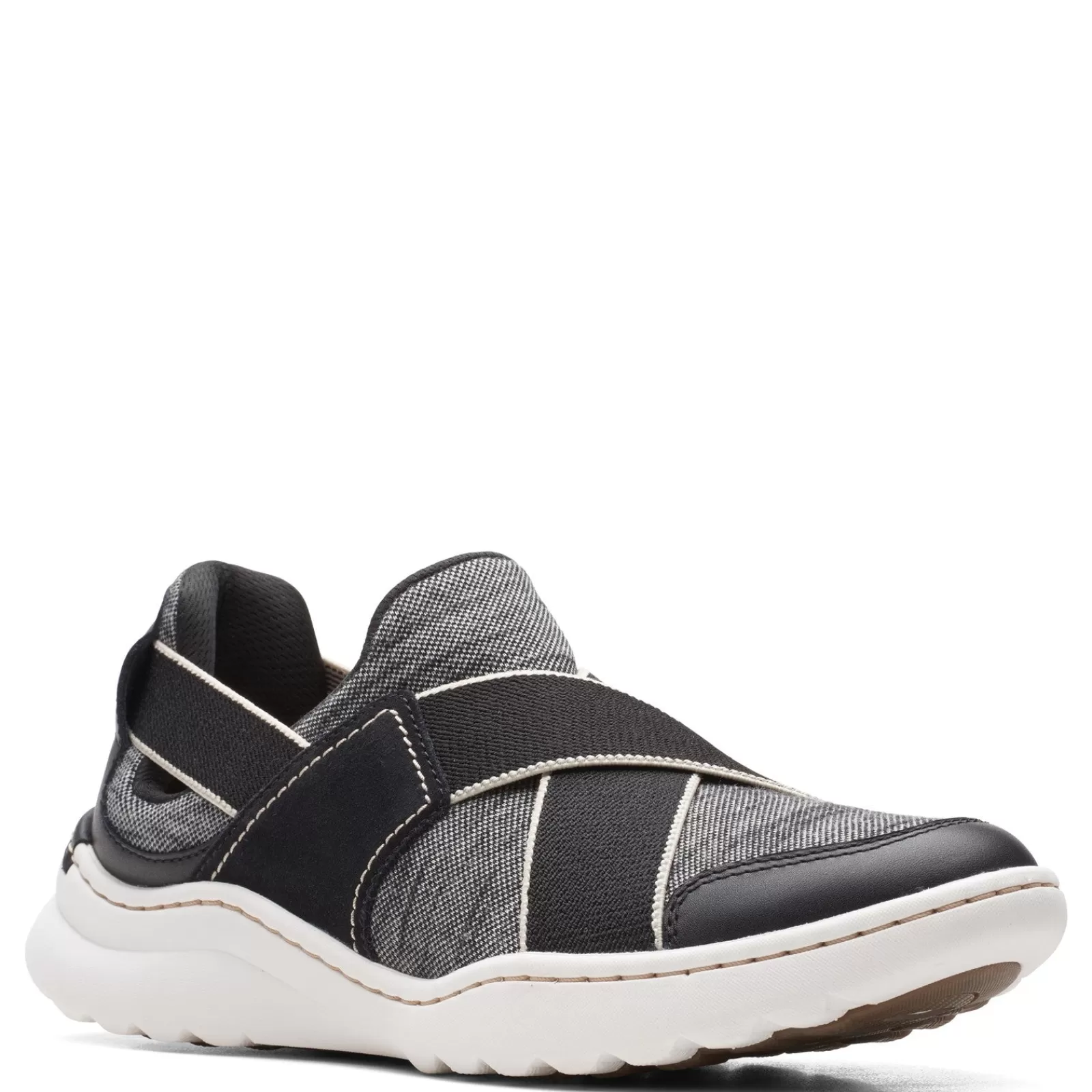 Sale Clarks Women's , Teagan Go Slip-On Sneaker Black Combi