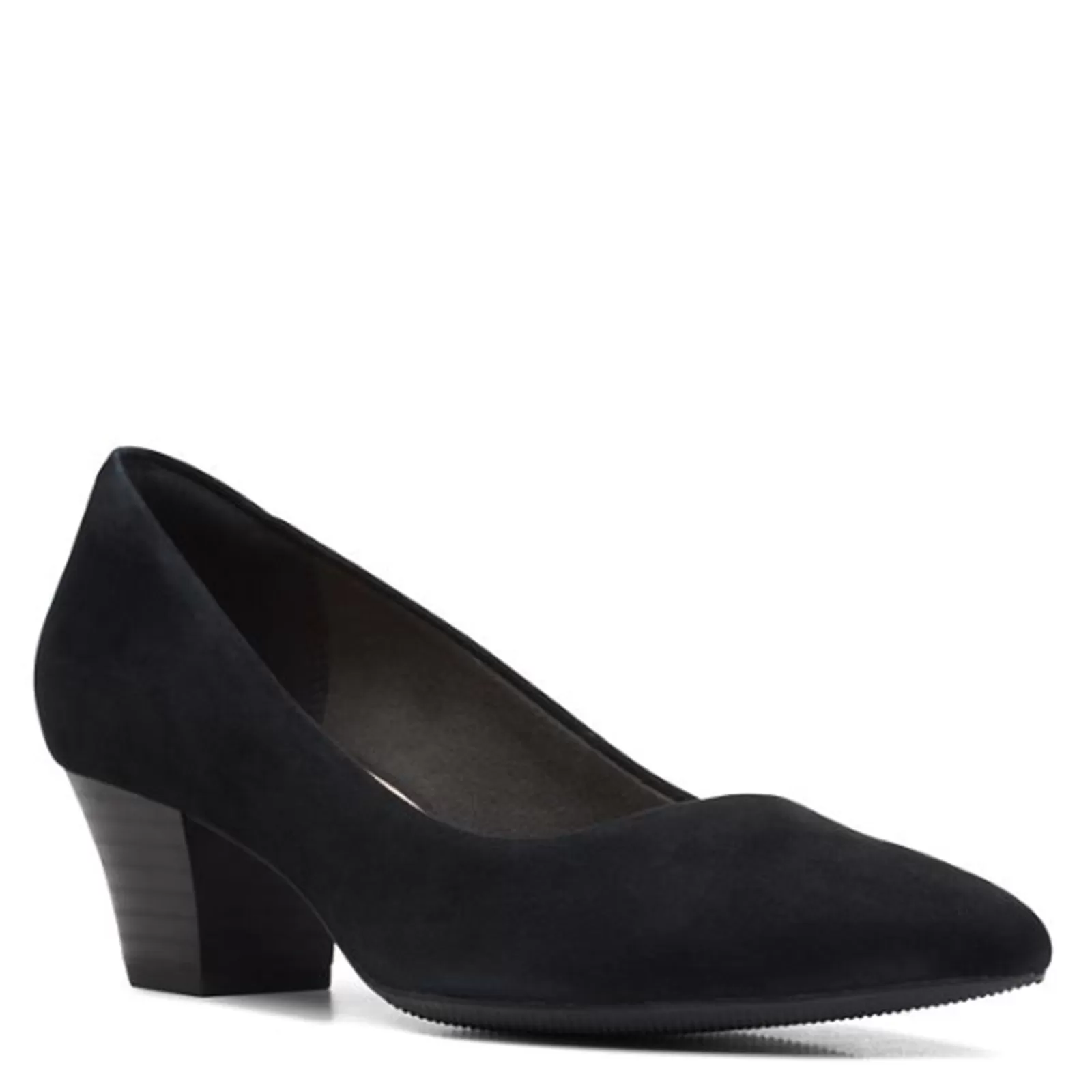 Store Clarks Women's , Teresa Step Pump Black Suede