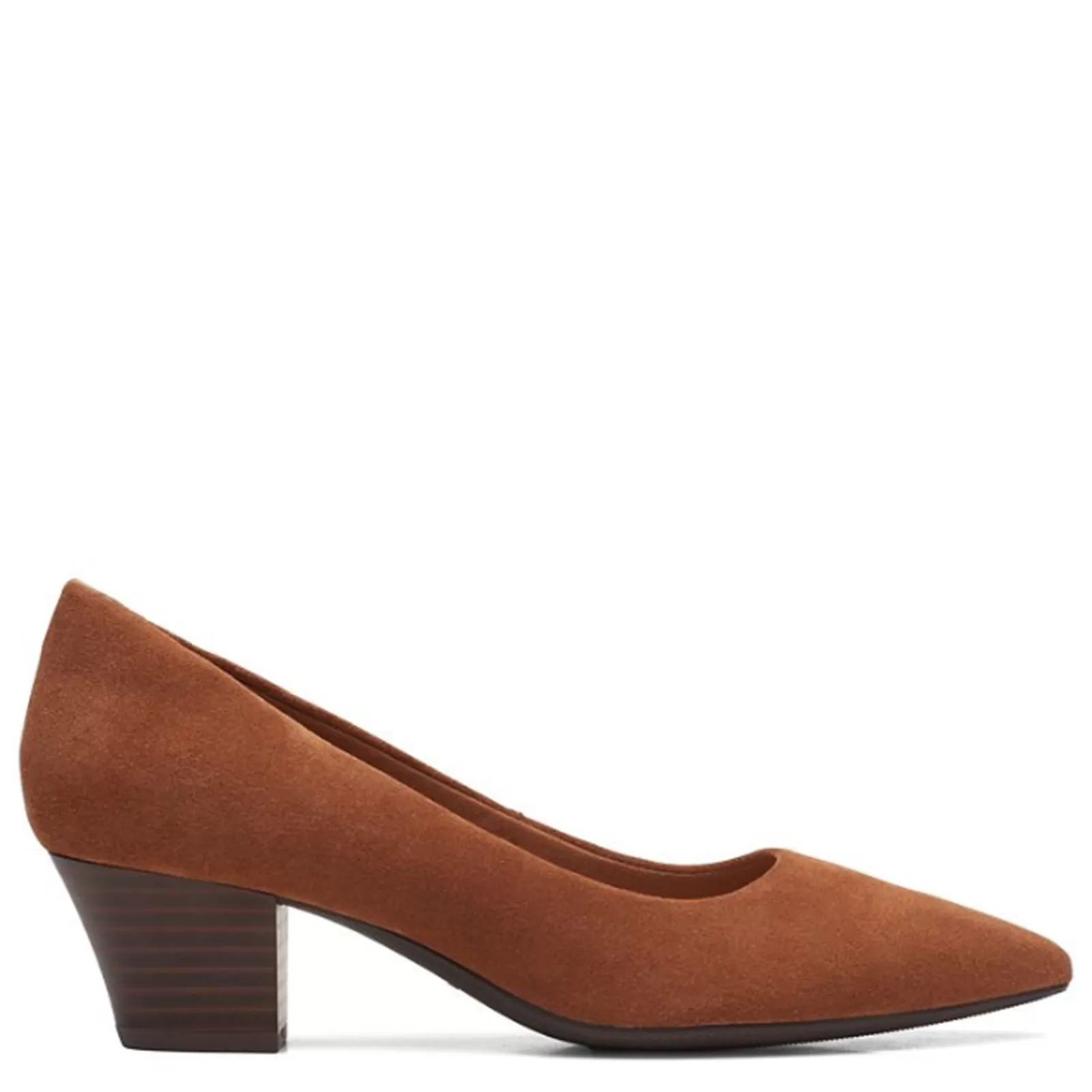 Best Sale Clarks Women's , Teresa Step Pump Tan Suede