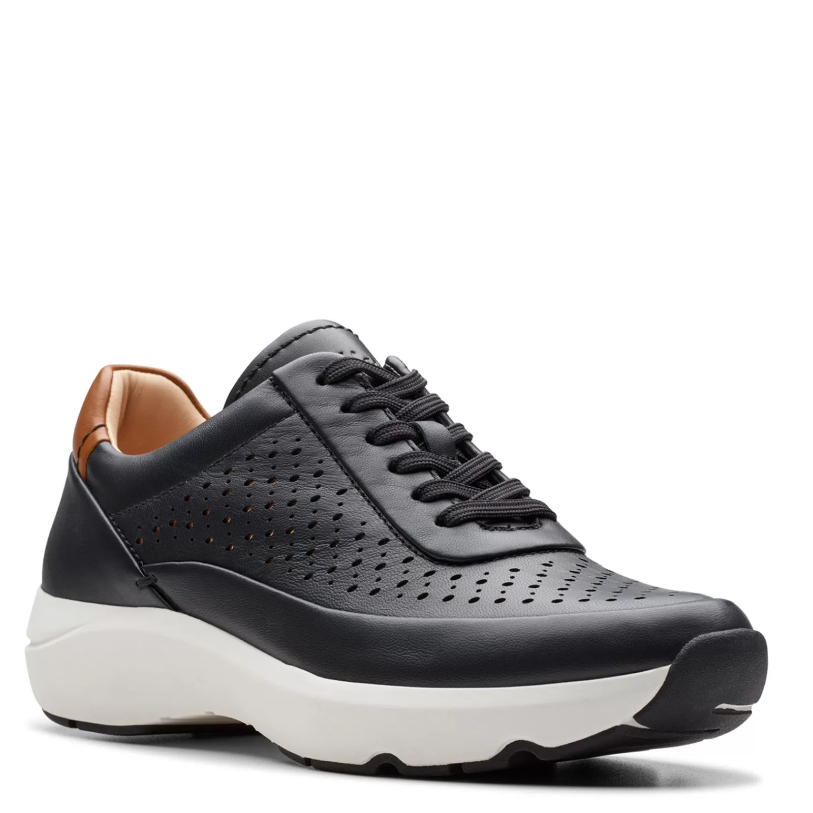 Discount Clarks Women's , Tivoli Grace Sneaker Black Leather