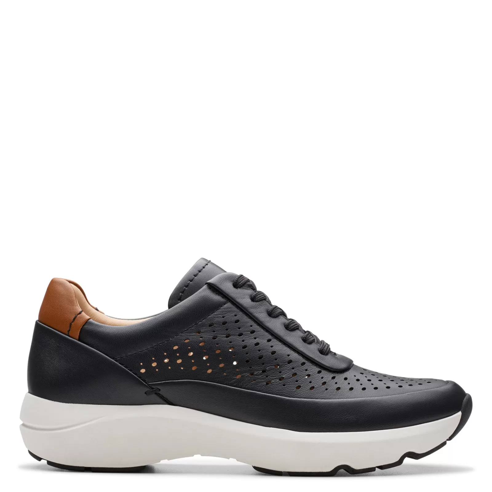 Discount Clarks Women's , Tivoli Grace Sneaker Black Leather