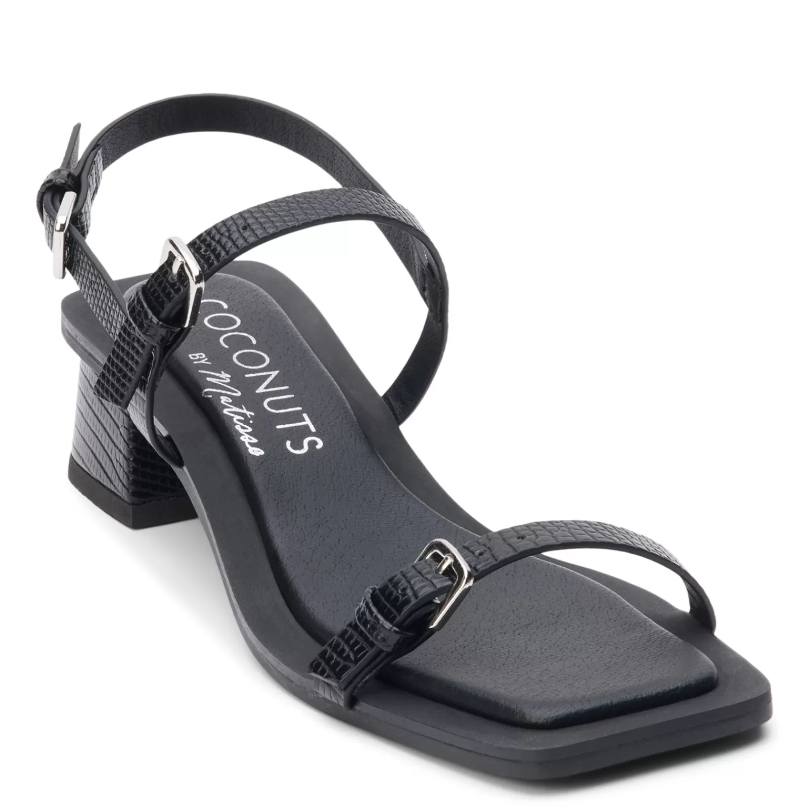 Sale Matisse Women's Coconuts By , Maya Sandal Black Lizard