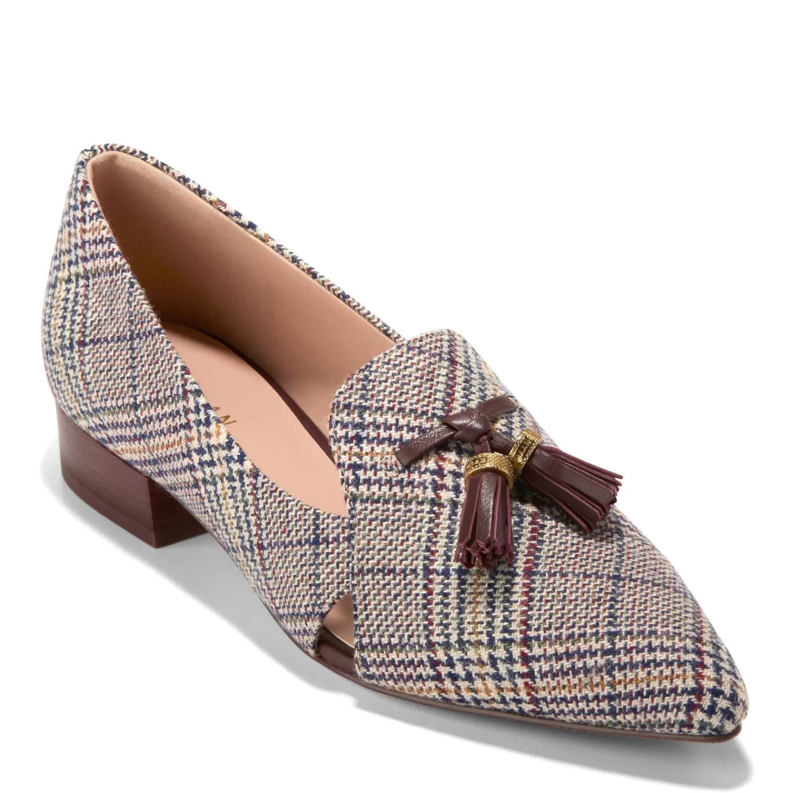 Hot Cole Haan Women's , Vanya Loafer Brown Multi Plaid