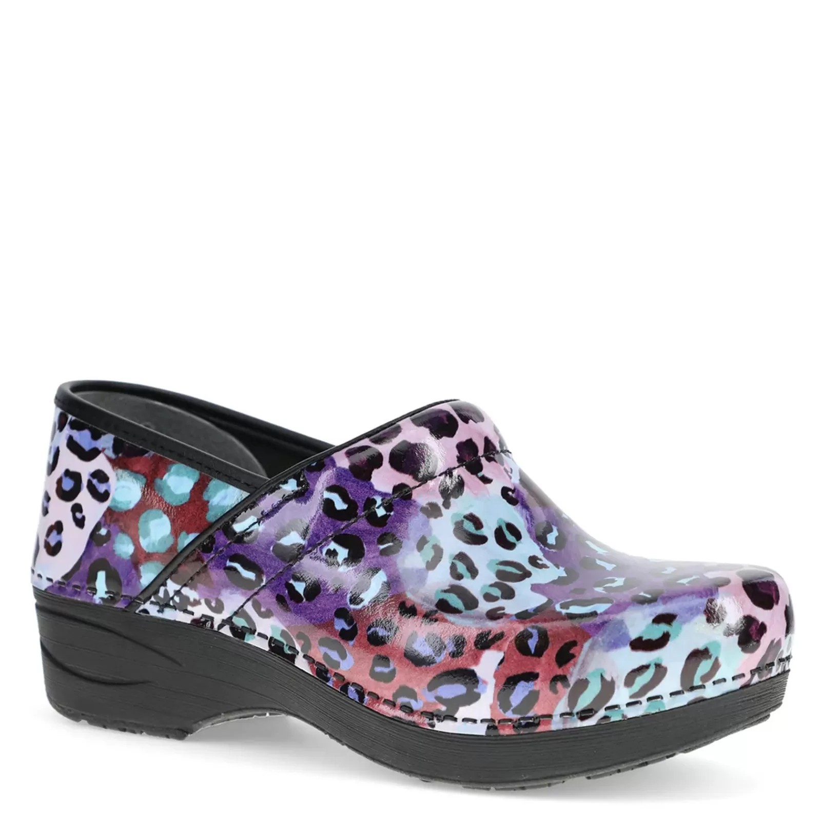 Outlet Dansko Women's , XP 2.0 Clog Purple Leopard Patent