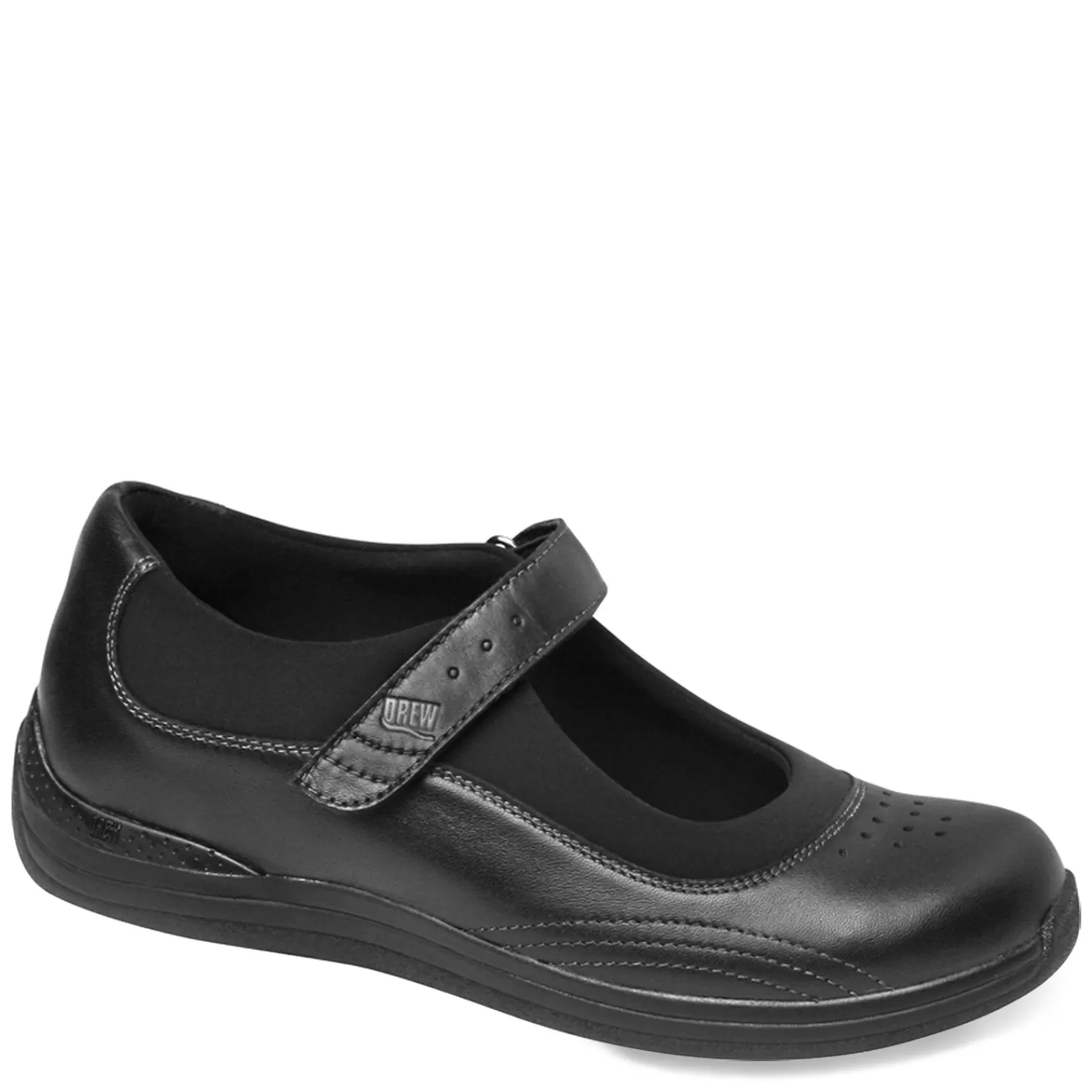 Store Drew Shoes Women's Drew, Rose Mary Jane Black Leather