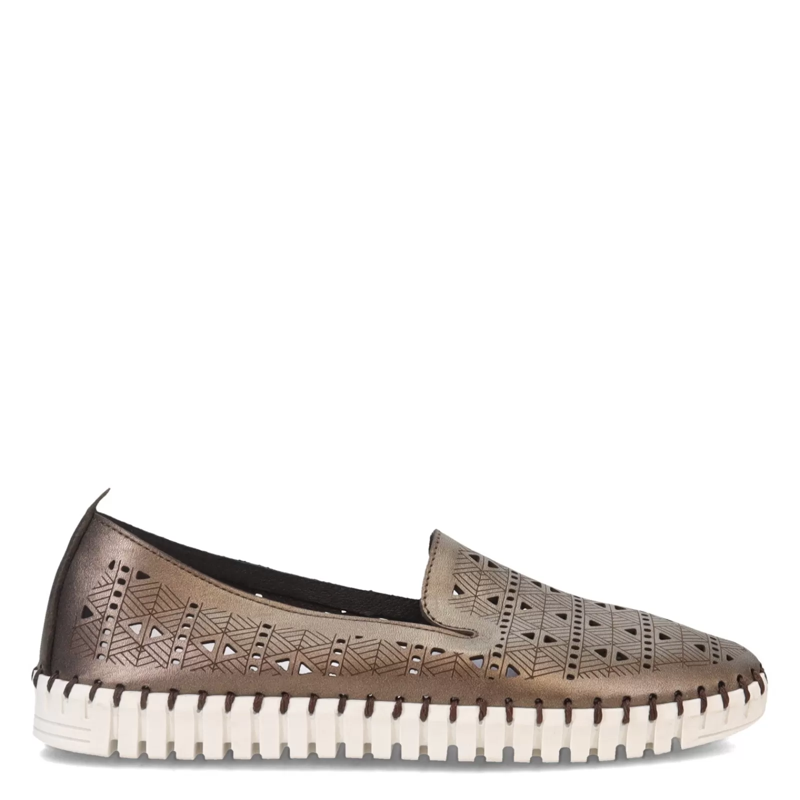 New Eric Michael Women's , Maria Slip-On Pewter