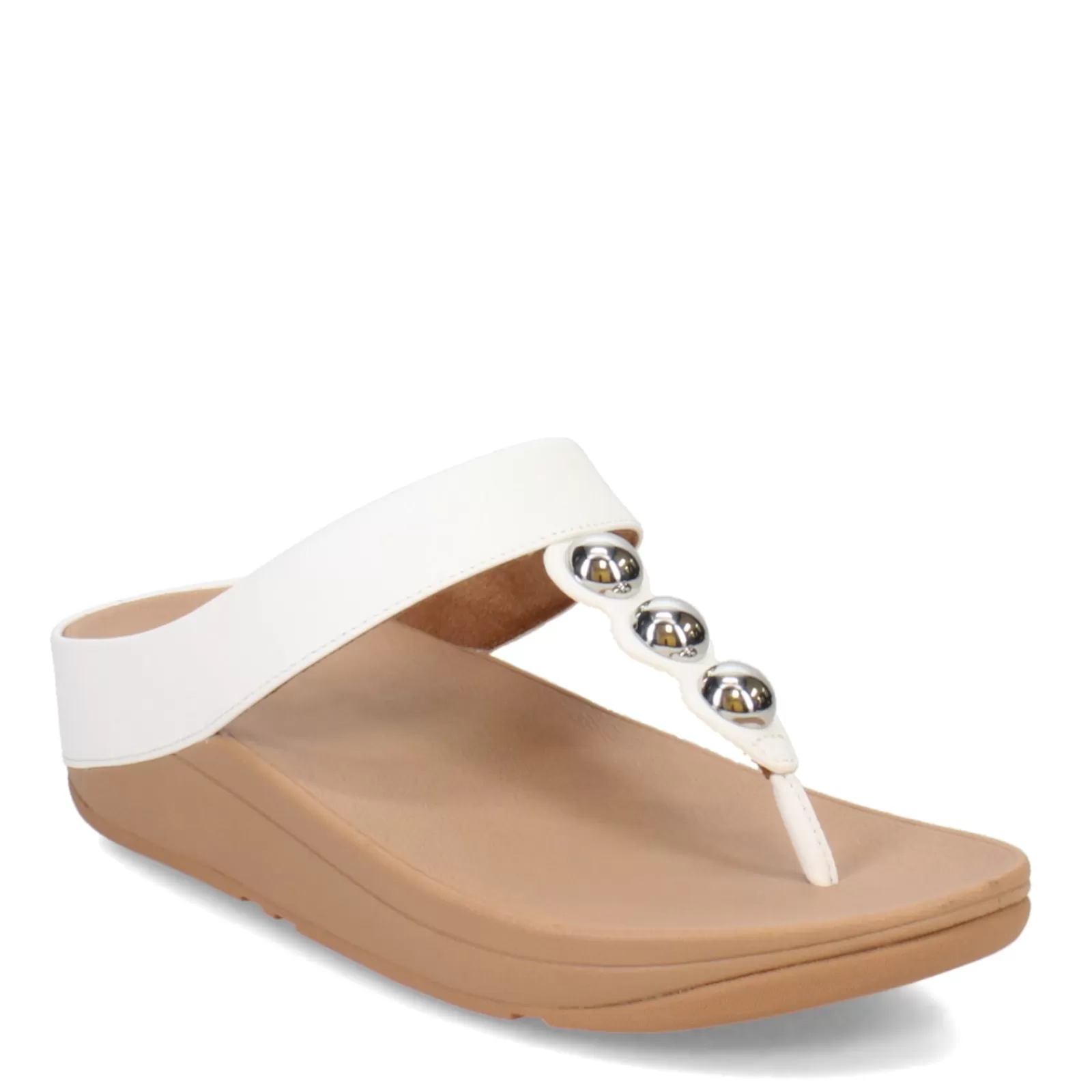 Cheap FitFlop Women's , Fino Mirror Dome Toe-Post Sandal Urban White