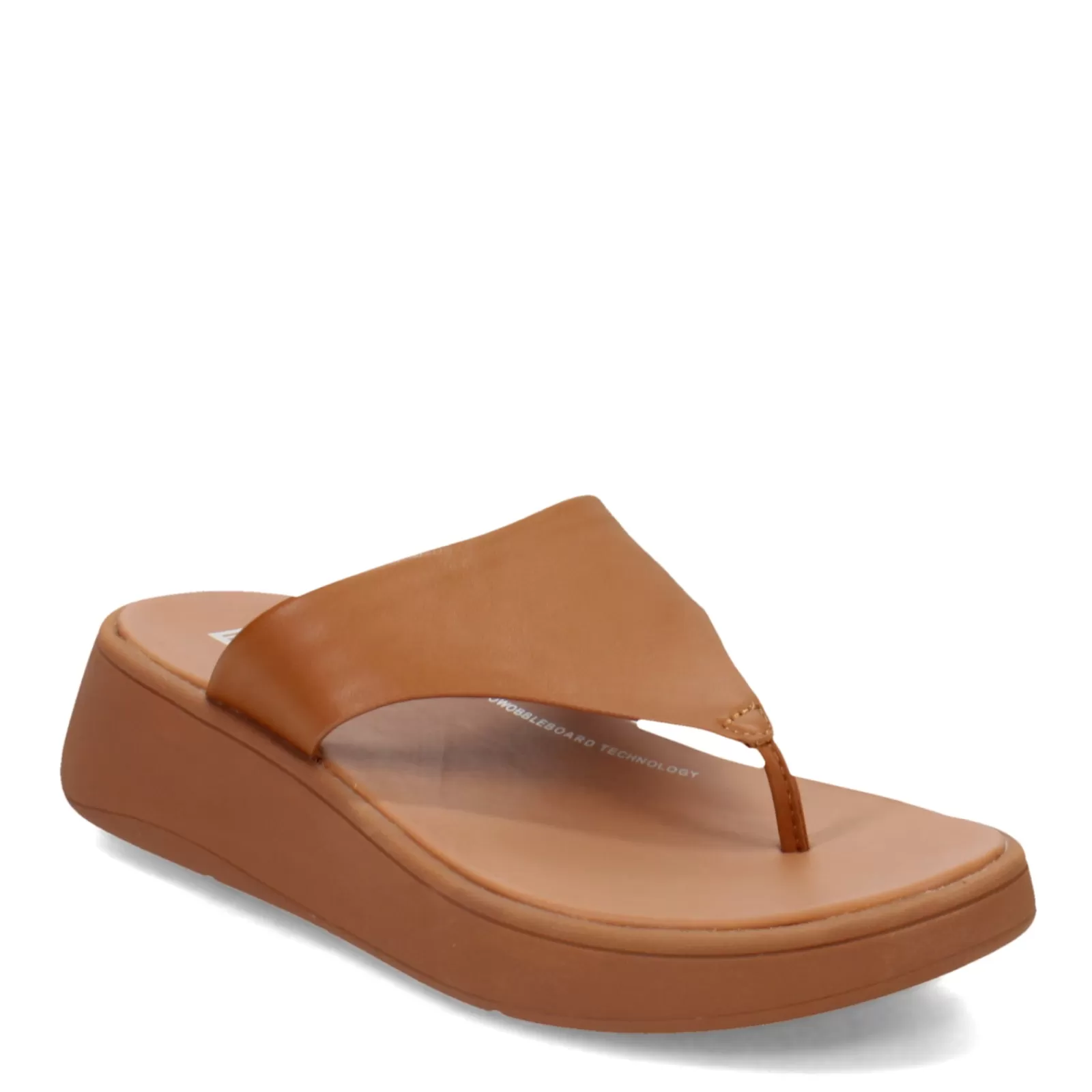 Best Sale FitFlop Women's , F-Mode Flatform Toe-Post Sandal Light Tan