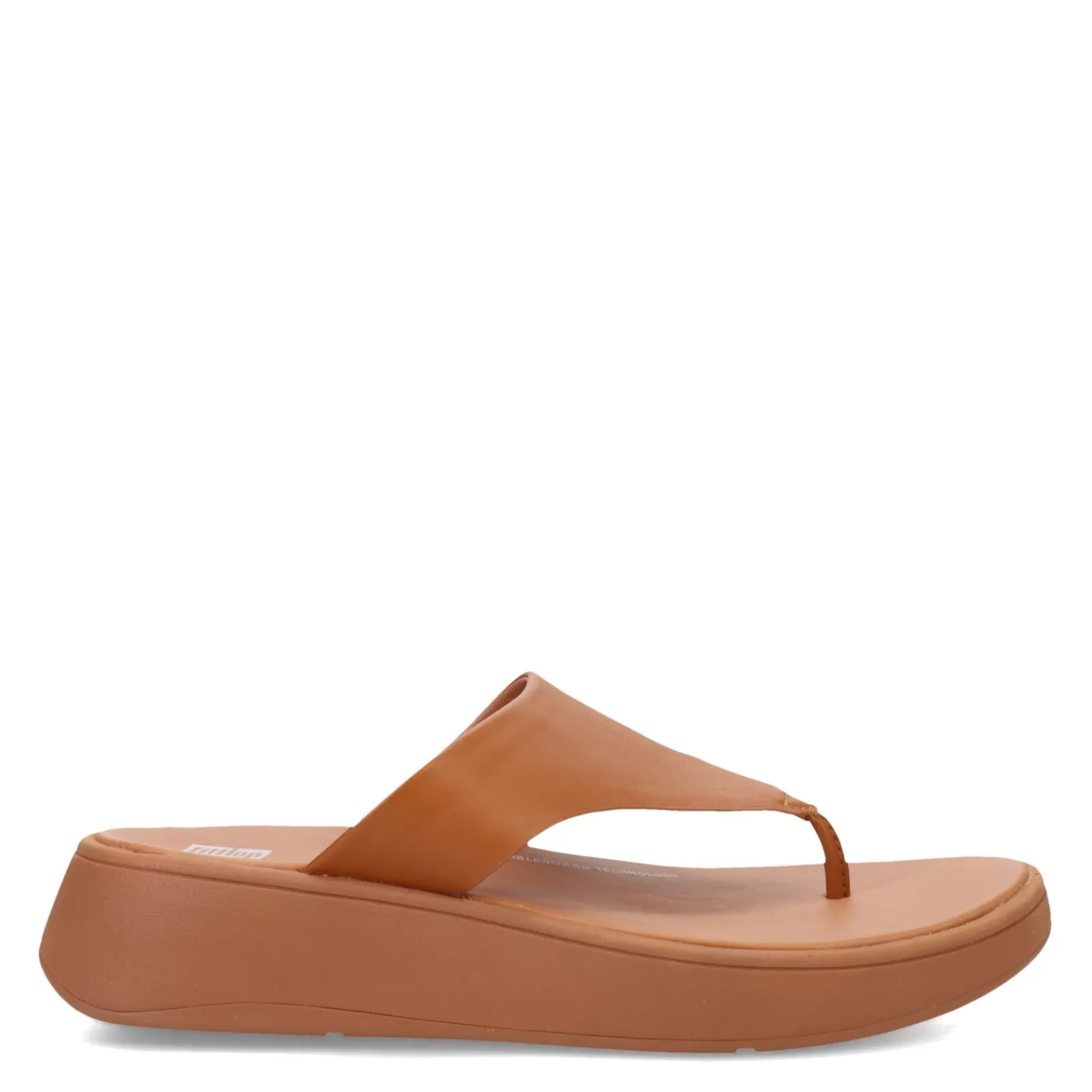 Best Sale FitFlop Women's , F-Mode Flatform Toe-Post Sandal Light Tan