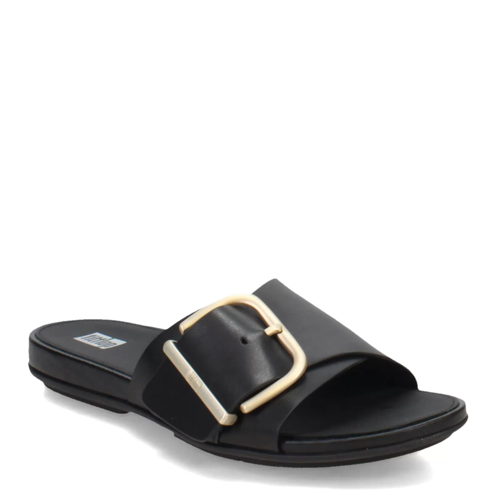 Best Sale FitFlop Women's , Gracie Maxi Buckle Slide Black