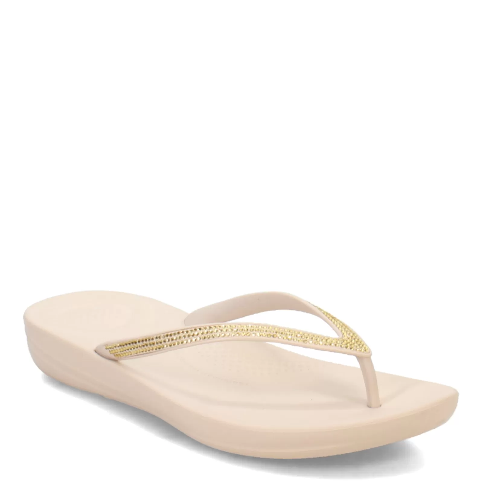 Clearance FitFlop Women's , iQushion Sparkle Flip-Flop Beige