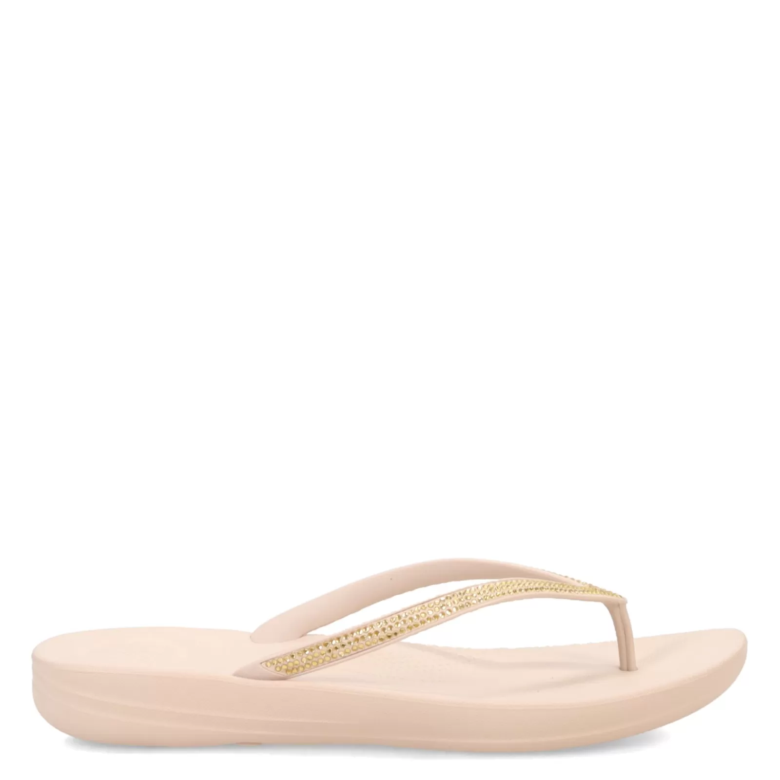 Clearance FitFlop Women's , iQushion Sparkle Flip-Flop Beige