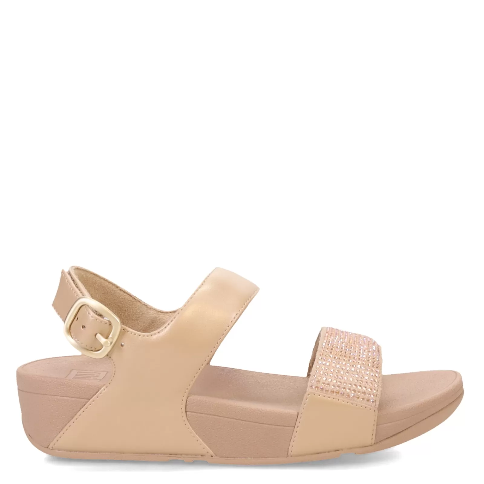 Best Sale FitFlop Women's , Lulu Crystal Backstrap Sandal Latte Beige