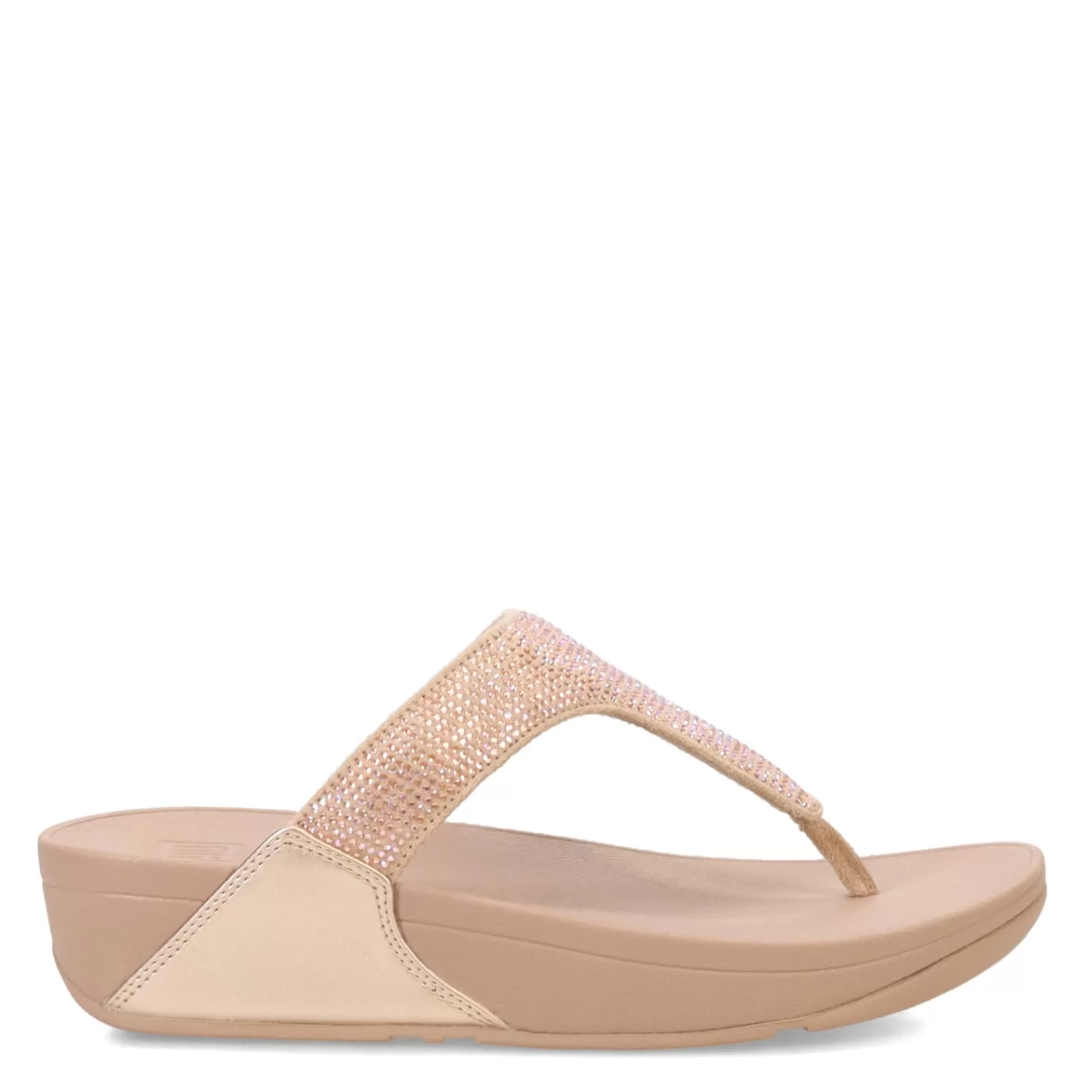 Online FitFlop Women's , Lulu Crystal Thong Sandal Latte Beige