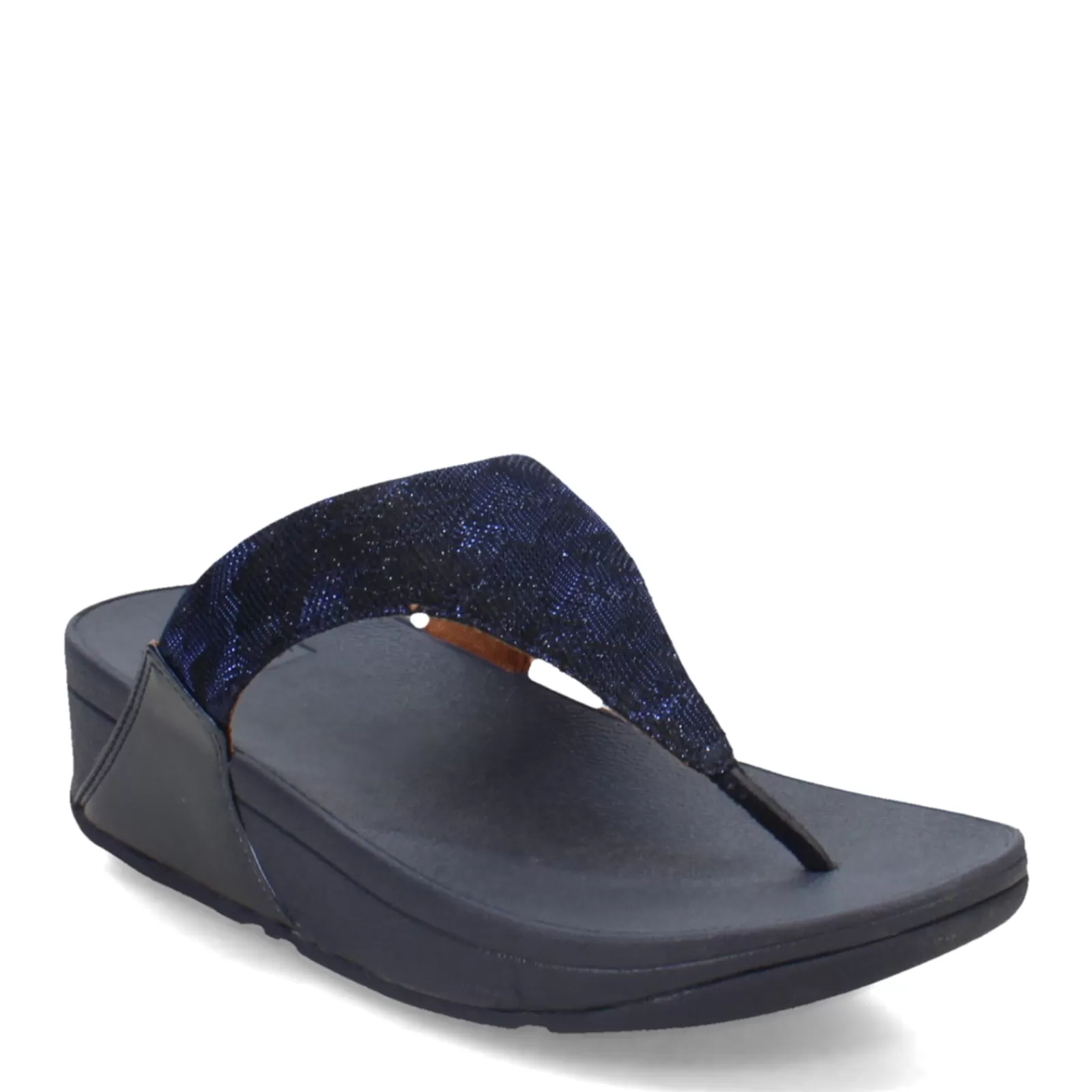 New FitFlop Women's , Lulu Glitz Thong Sandal Midnight Navy