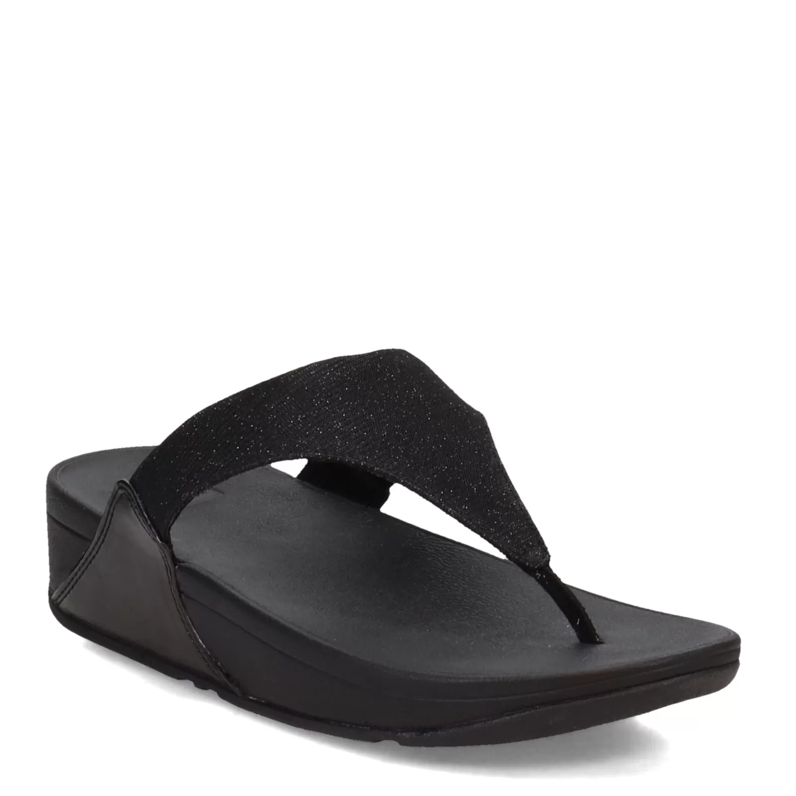 Cheap FitFlop Women's , Lulu Shimmerlux Thong Sandal Black