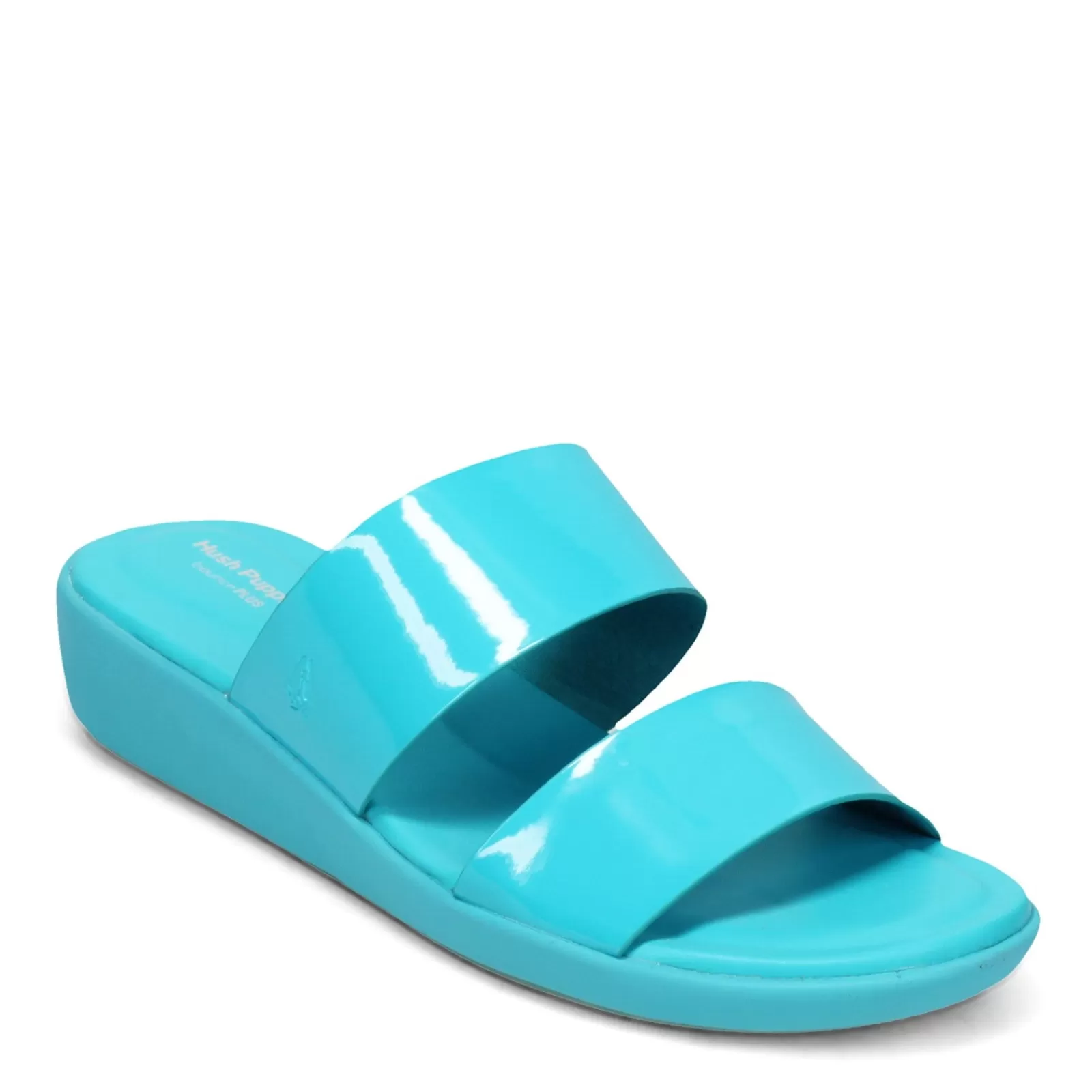 Hot Hush Puppies Women's , Brite Jells Slide Sandal Caribbean Blue