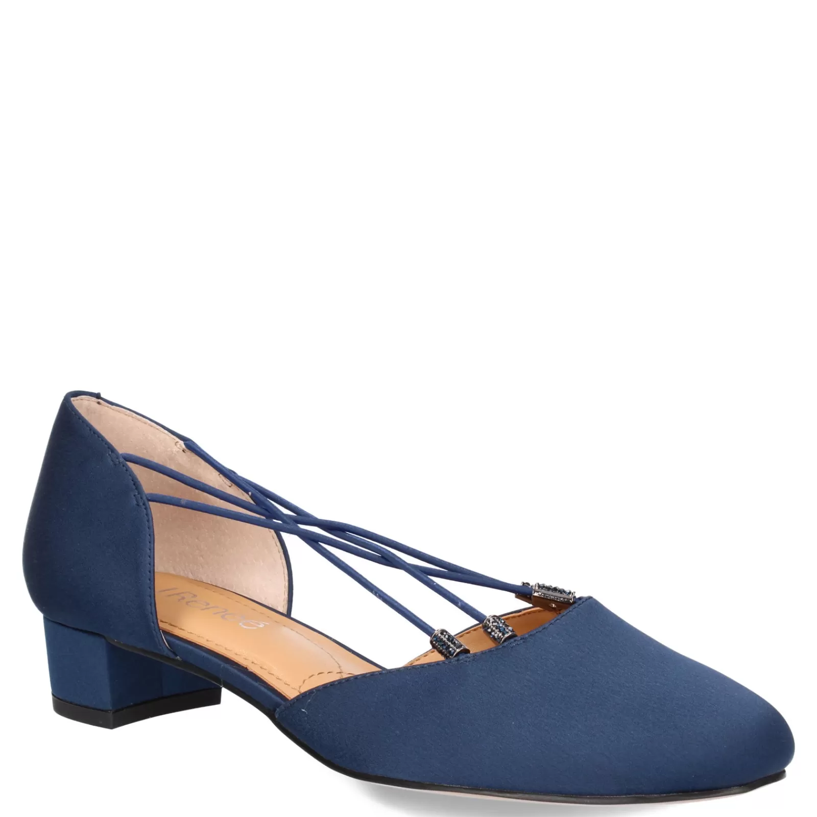 Clearance J Renee Women's , Charolette Pump Navy Satin