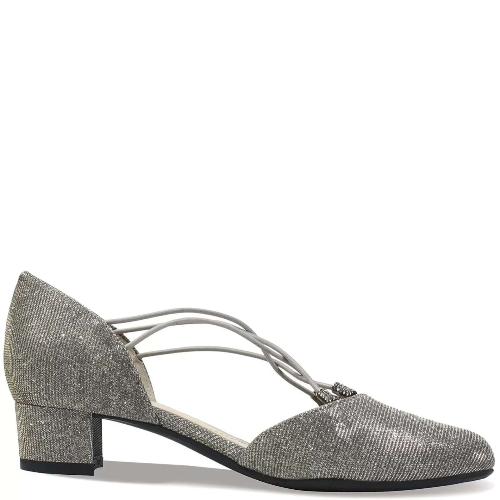 Best Sale J Renee Women's , Charolette Pump Pewter Glitter