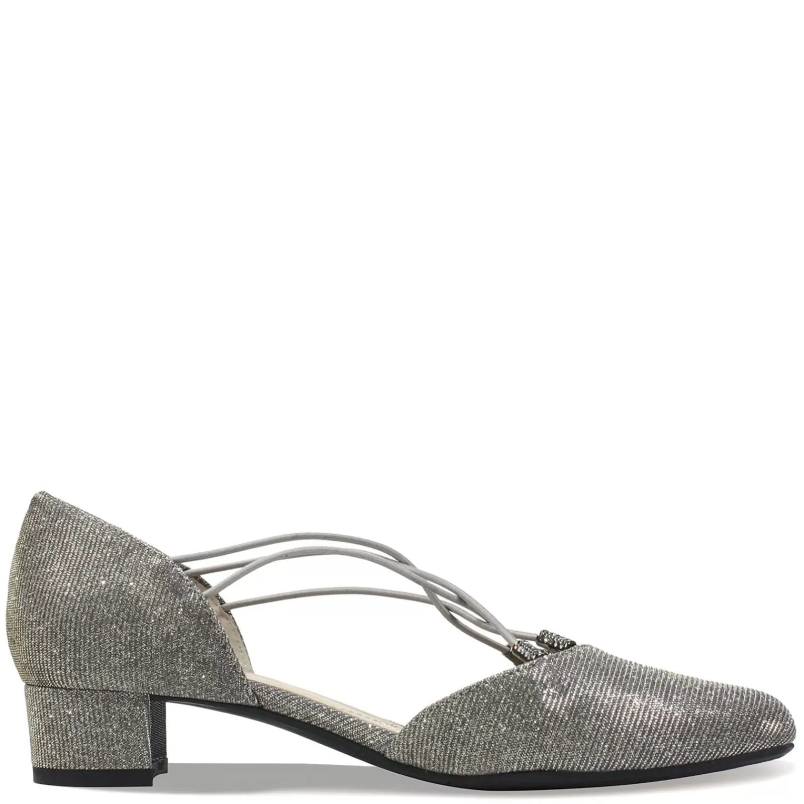 Best Sale J Renee Women's , Charolette Pump Pewter Glitter