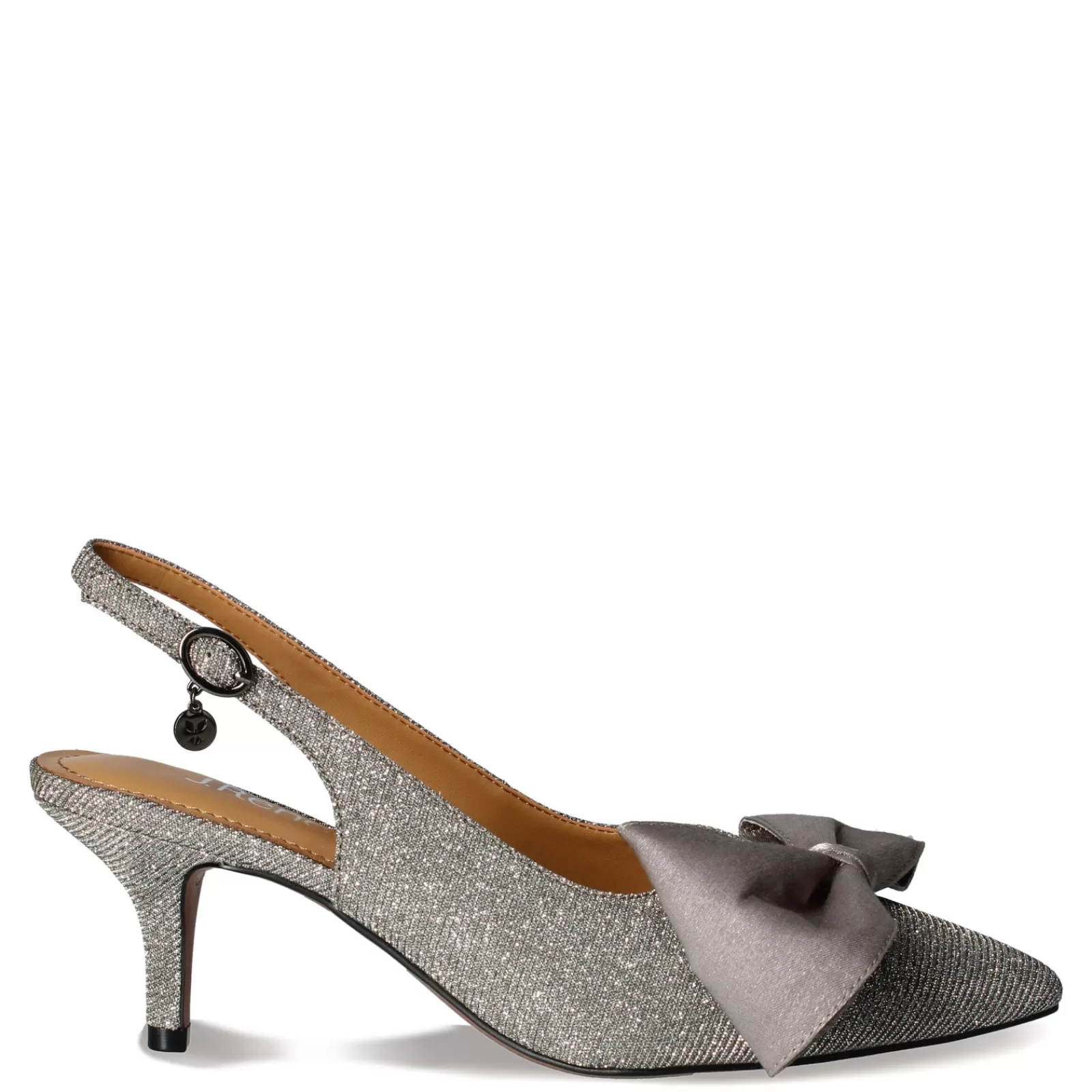 Outlet J Renee Women's , Devika Pump Pewter Glitter