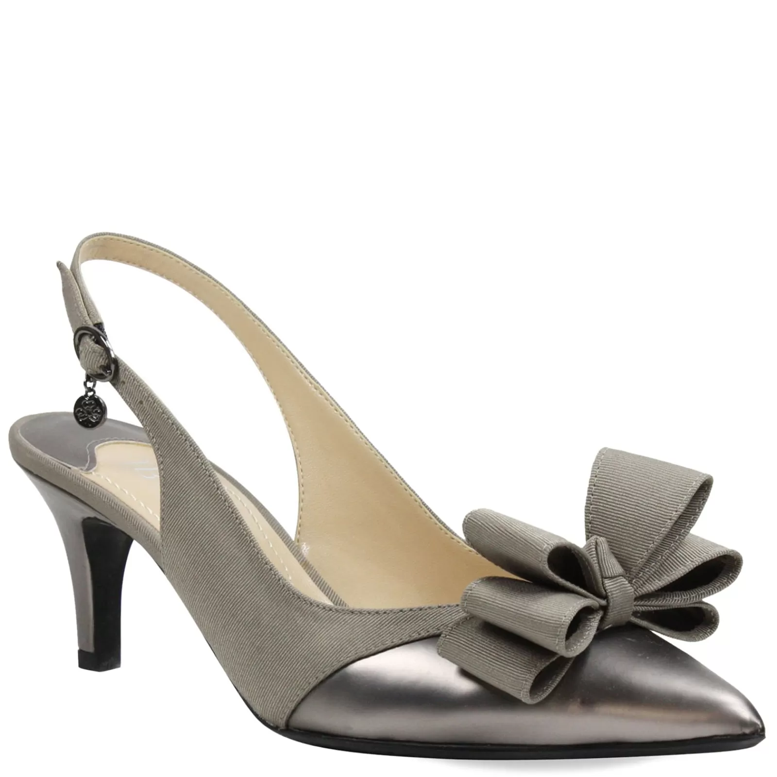 Cheap J Renee Women's , Gabino Pump Pewter