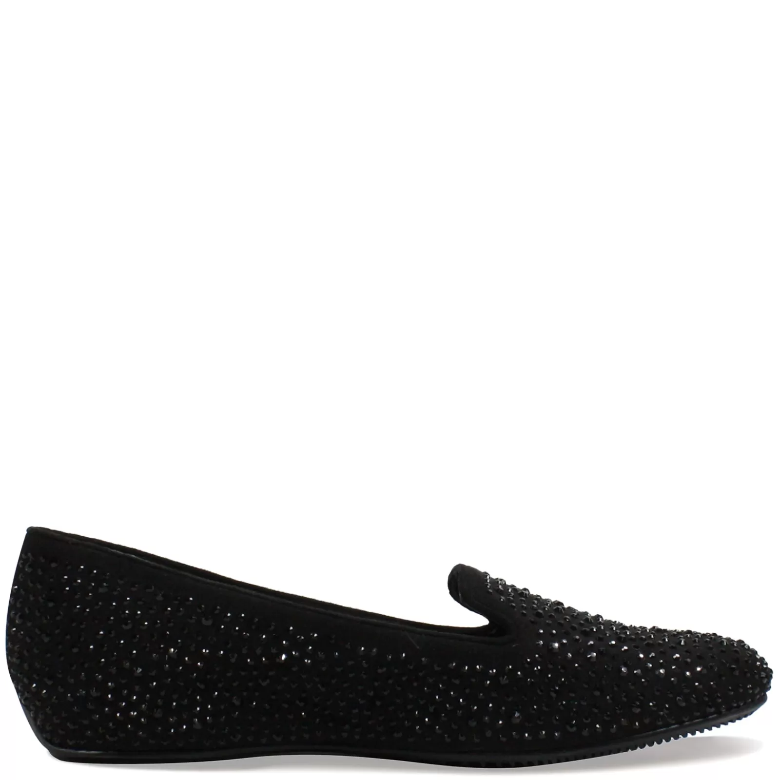 Best Sale J Renee Women's , Hanuko Flat Black Suede