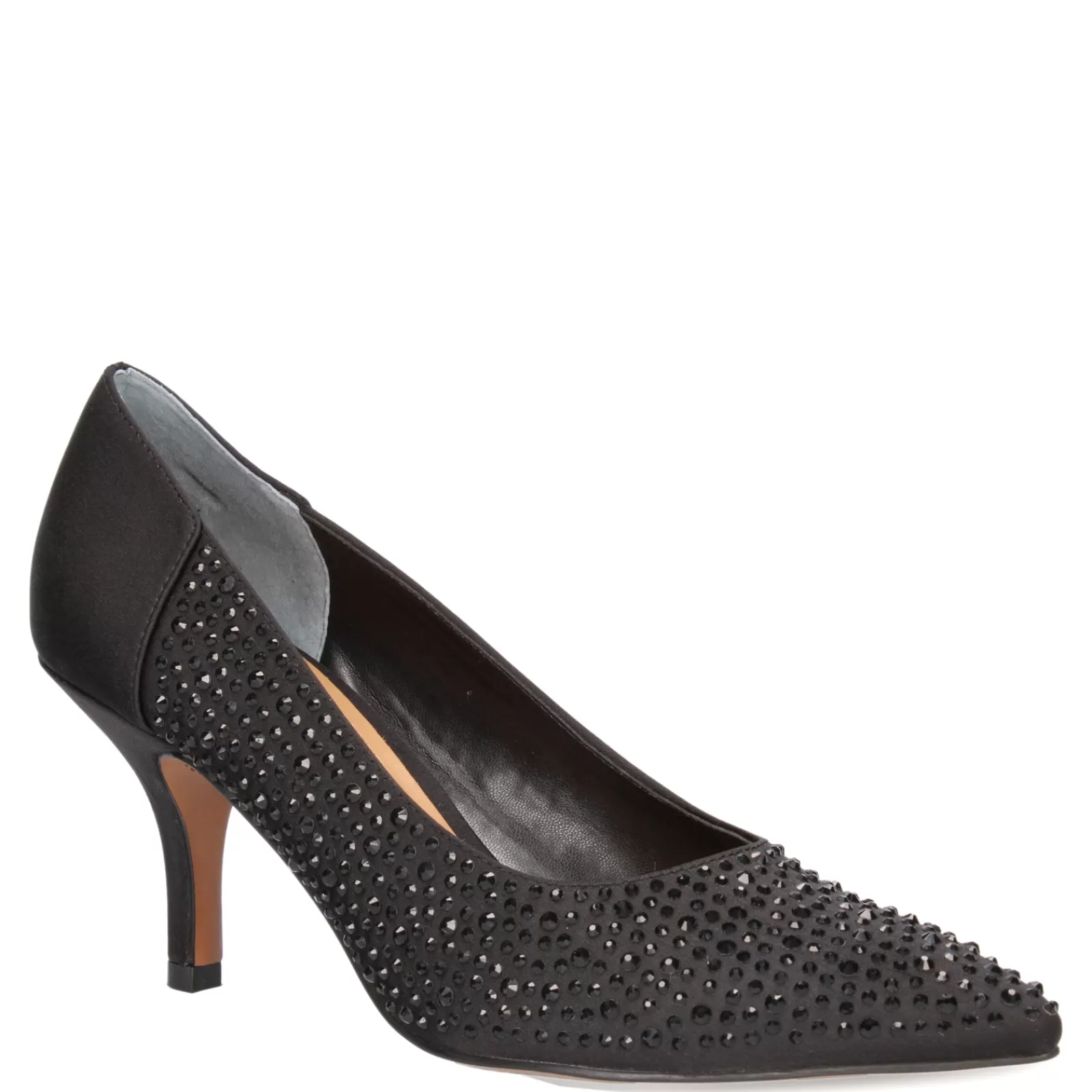 Flash Sale J Renee Women's , Rishna Pump Black Satin