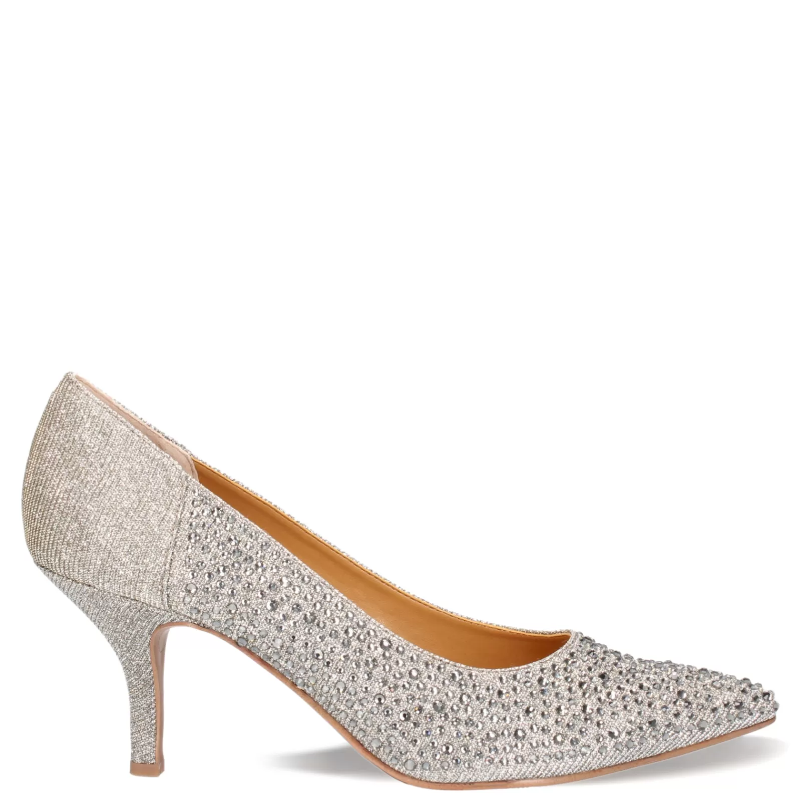 Cheap J Renee Women's , Rishna Pump Pewter Glitter