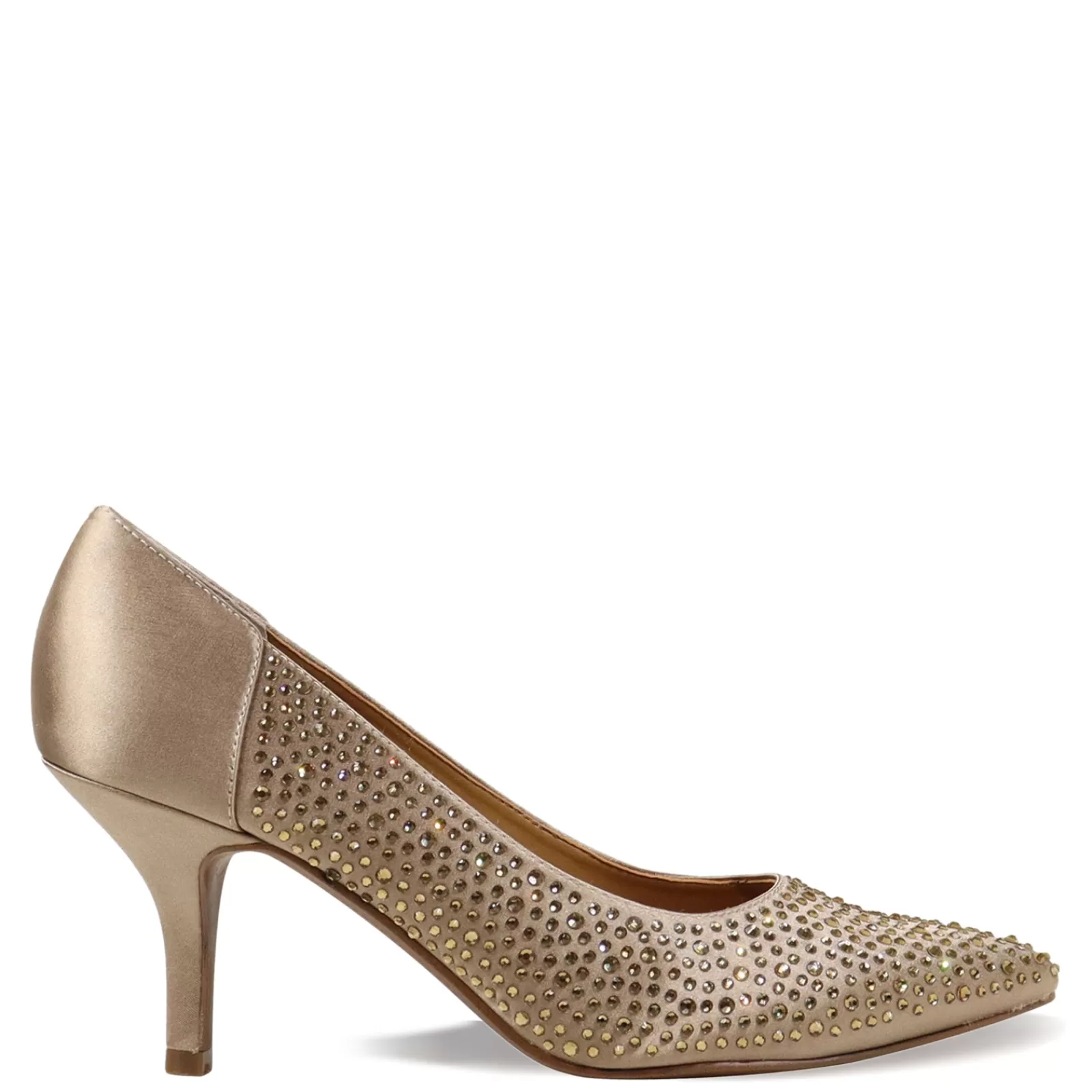 Discount J Renee Women's , Rishna Pump Beige Satin