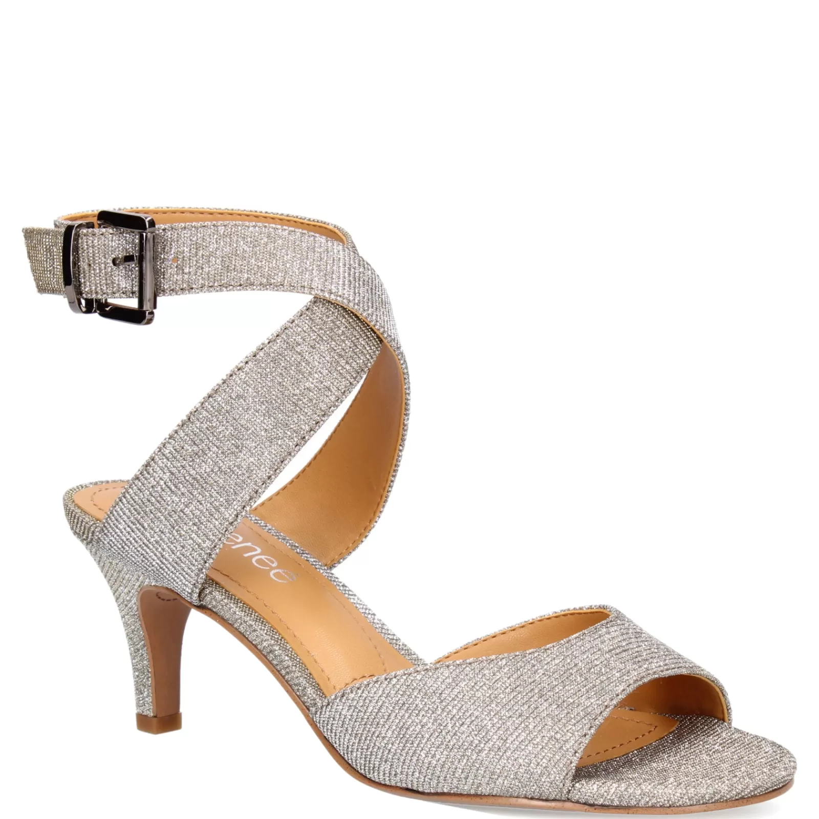 Flash Sale J Renee Women's , Soncino Sandal Pewter Glitter