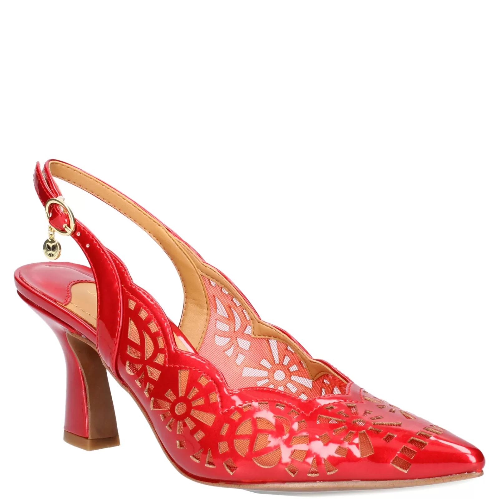 Outlet J Renee Women's , Valerian Pump Red Patent