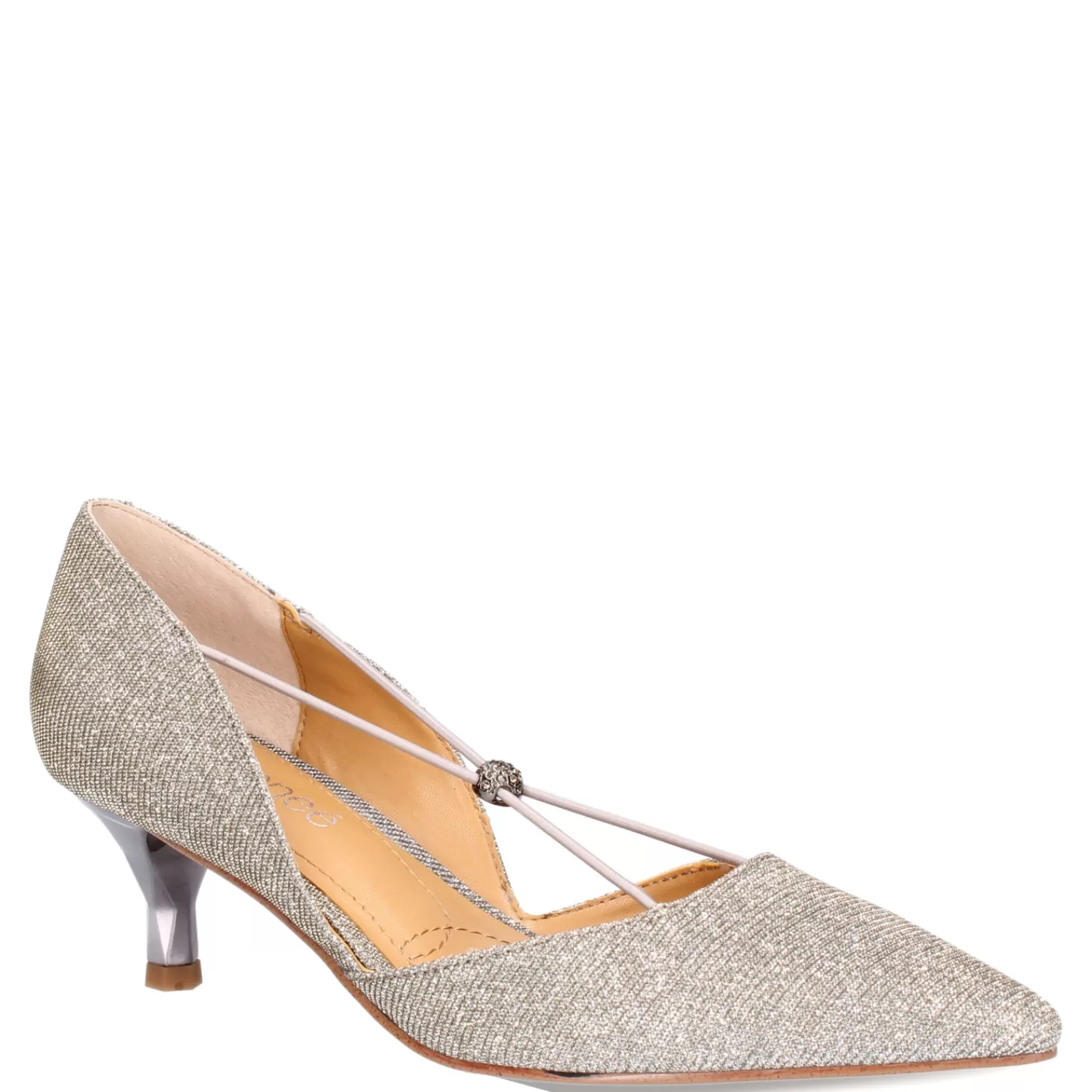 Best J Renee Women's , Varshee Pump Pewter Glitter