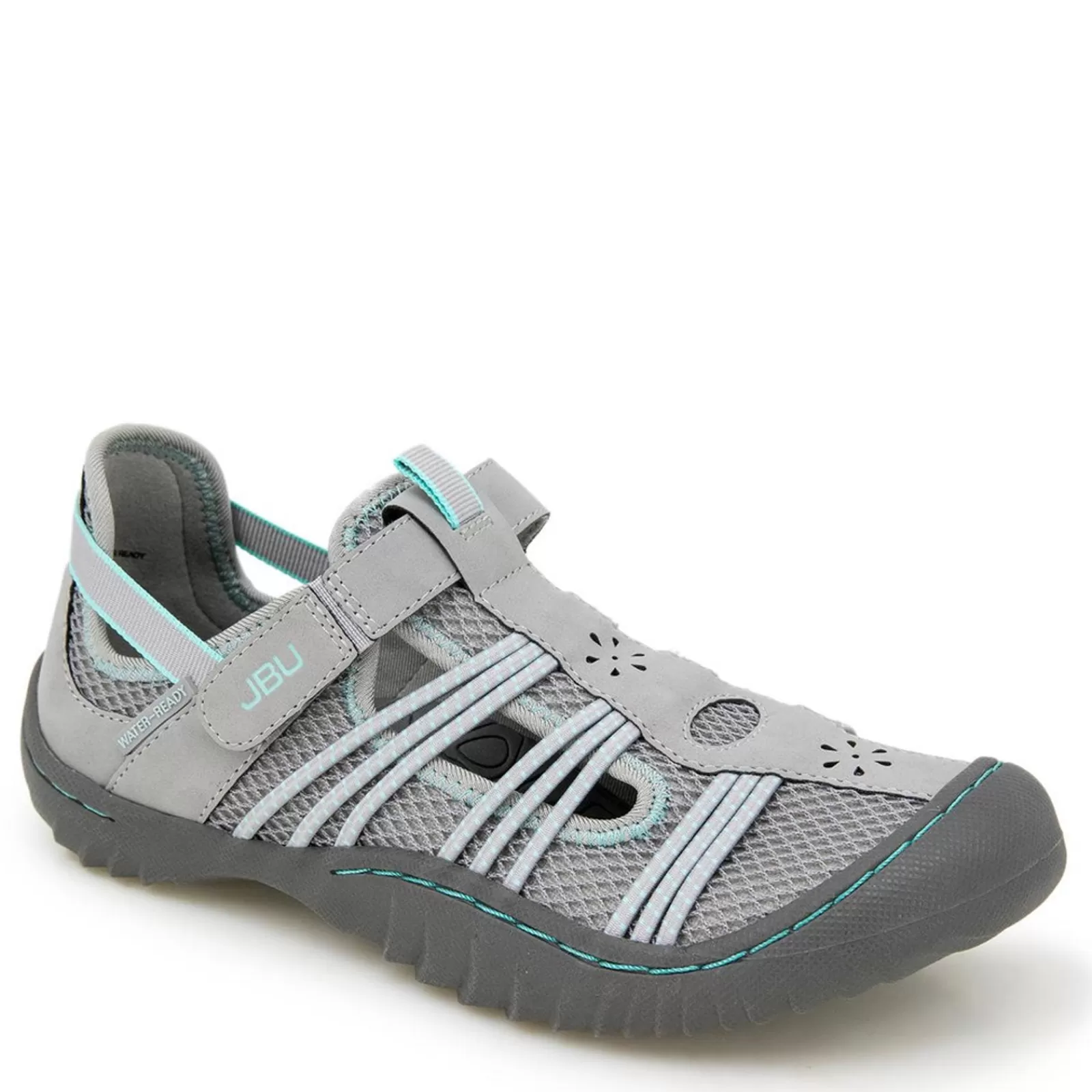 Hot JBU by Jambu Women's , Josie Water Ready Slip-On Grey/Pale Teal